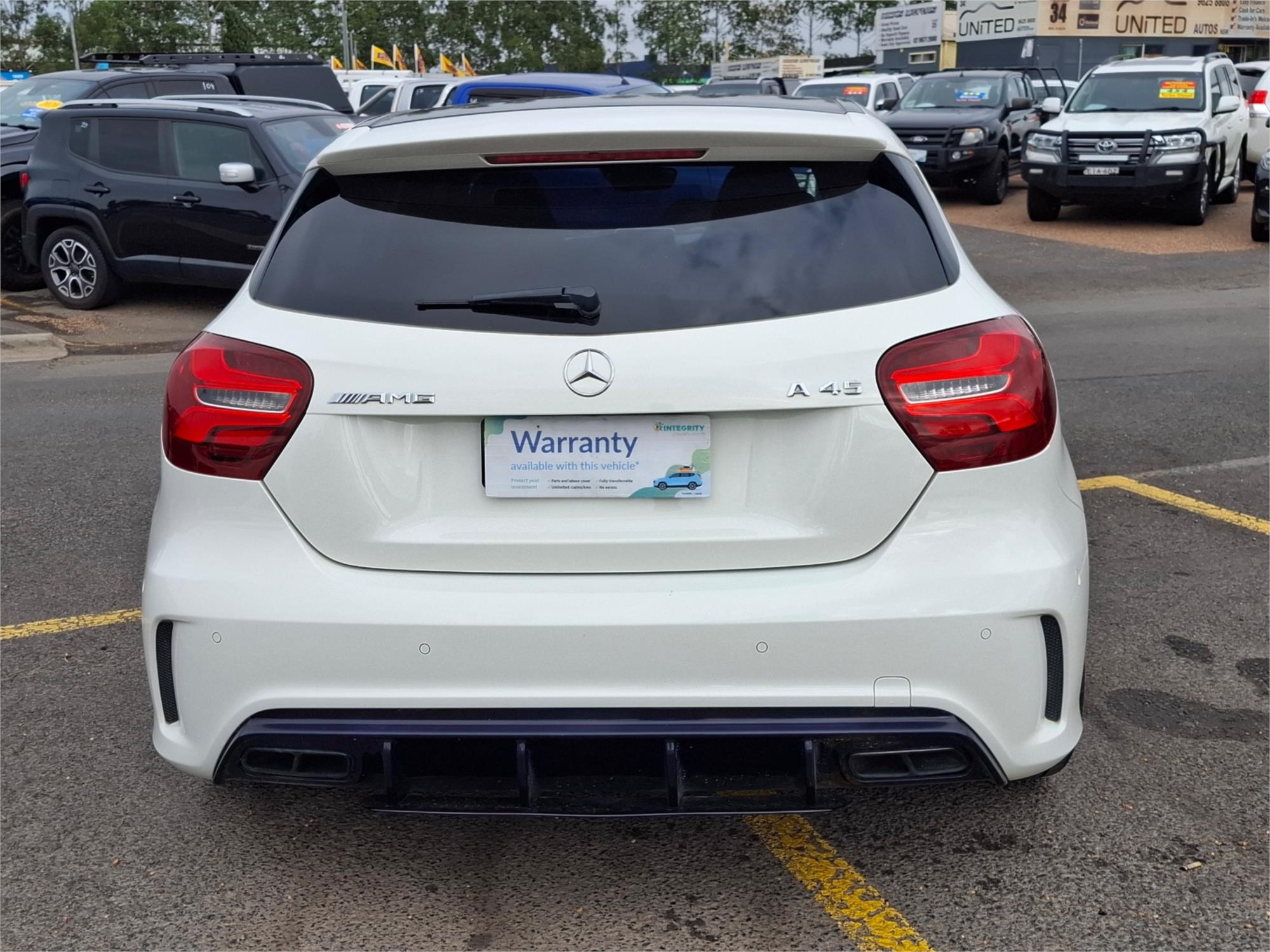 2016 MERCEDES-BENZ A45 176 MY15 AMG 7 SP AUTO DUAL CLUTCH 5D HATCHBACK