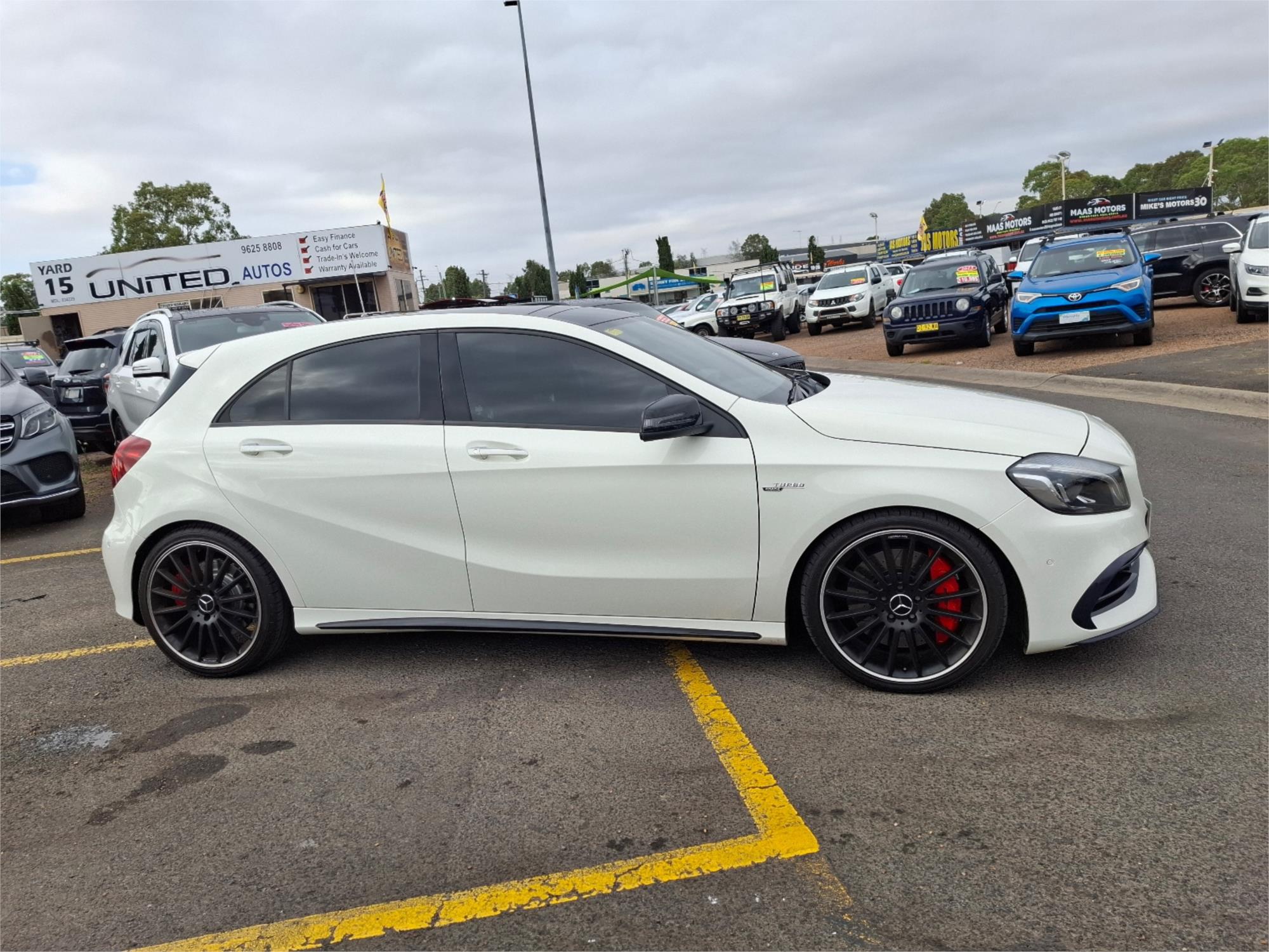 2016 MERCEDES-BENZ A45 176 MY15 AMG 7 SP AUTO DUAL CLUTCH 5D HATCHBACK