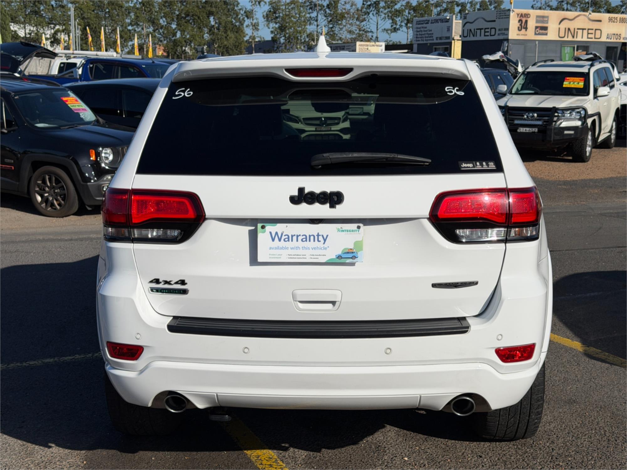 2020 JEEP GRAND CHEROKEE WK MY19 NIGHT EAGLE (4x4) 8 SP AUTOMATIC 4D WAGON