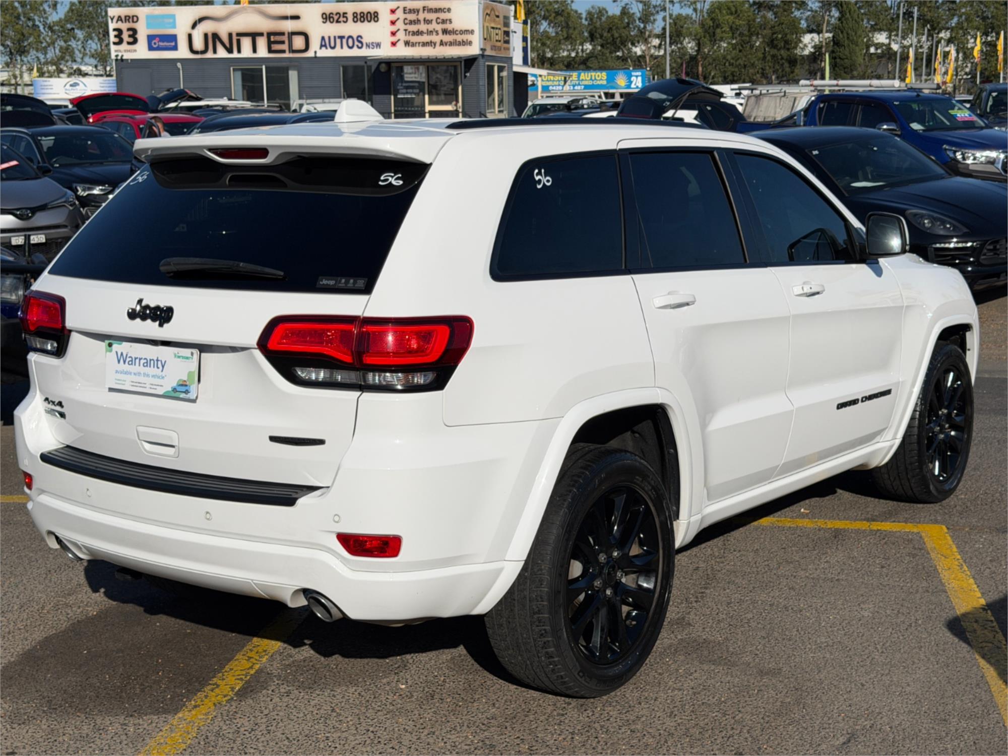 2020 JEEP GRAND CHEROKEE WK MY19 NIGHT EAGLE (4x4) 8 SP AUTOMATIC 4D WAGON
