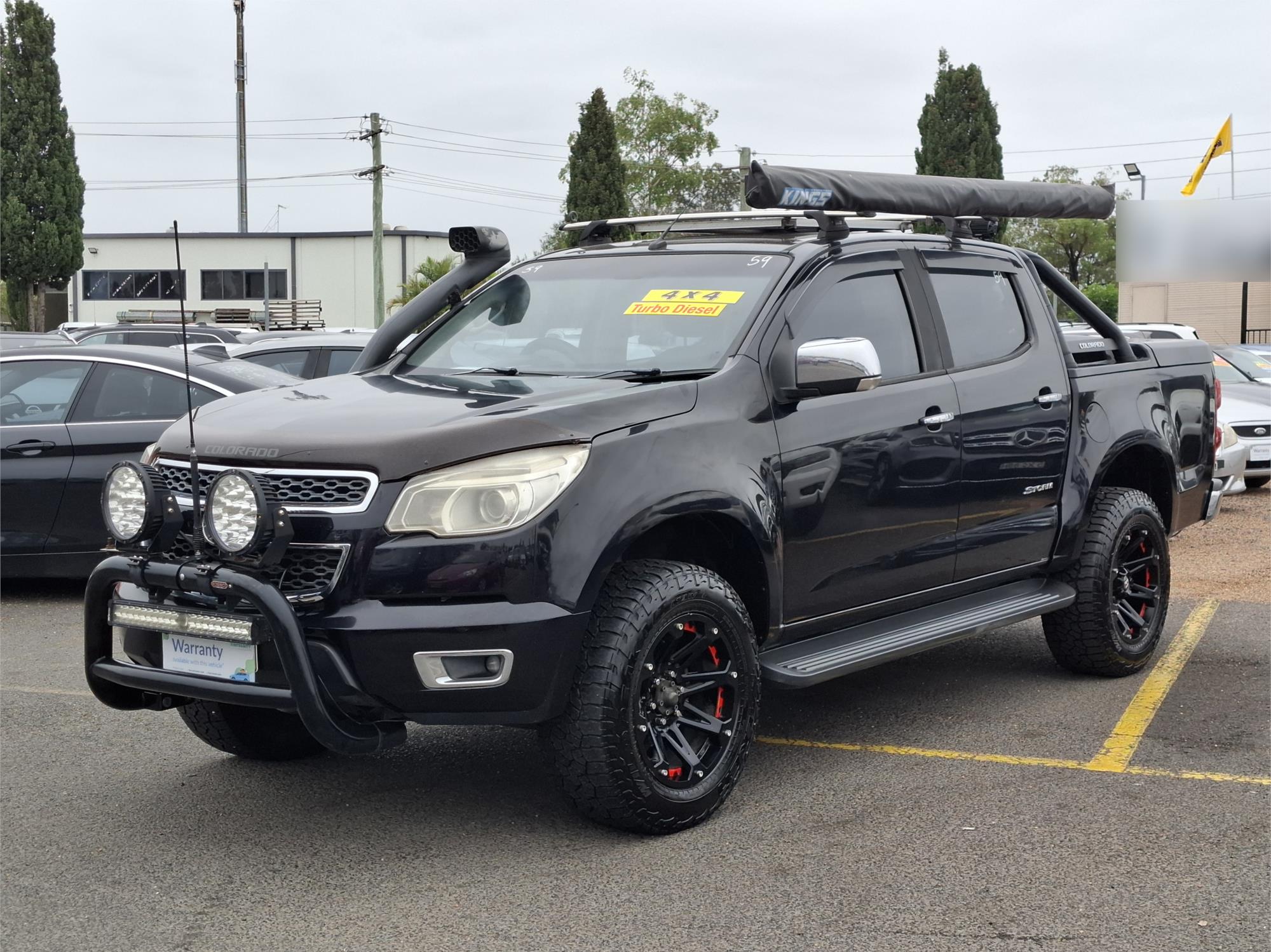 2016 HOLDEN COLORADO RG MY16 STORM (4x4) 6 SP AUTOMATIC CREW CAB P/UP
