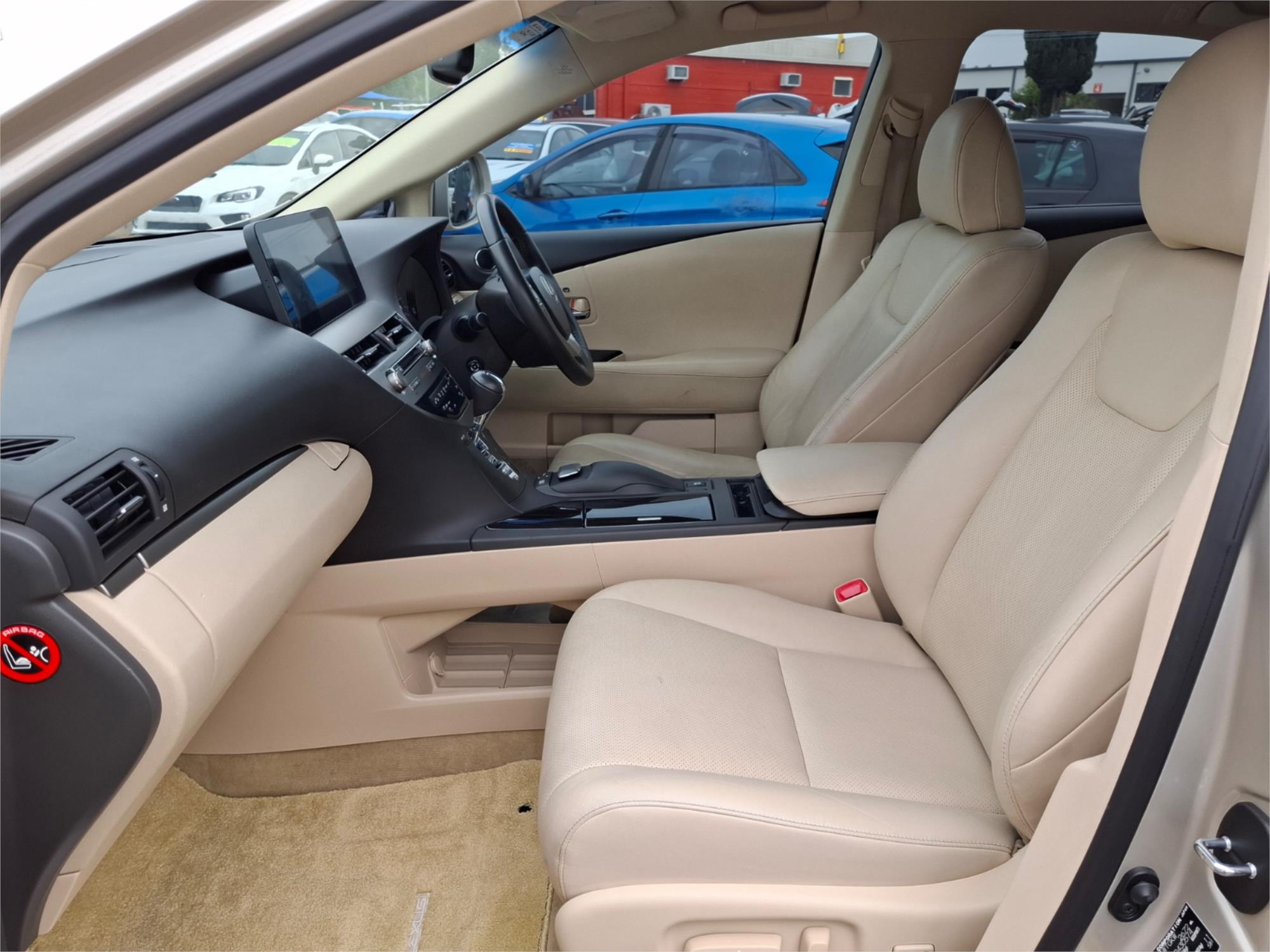 2012 LEXUS RX270 AGL10R MY12 (FWD) 6 SP AUTOMATIC 4D WAGON