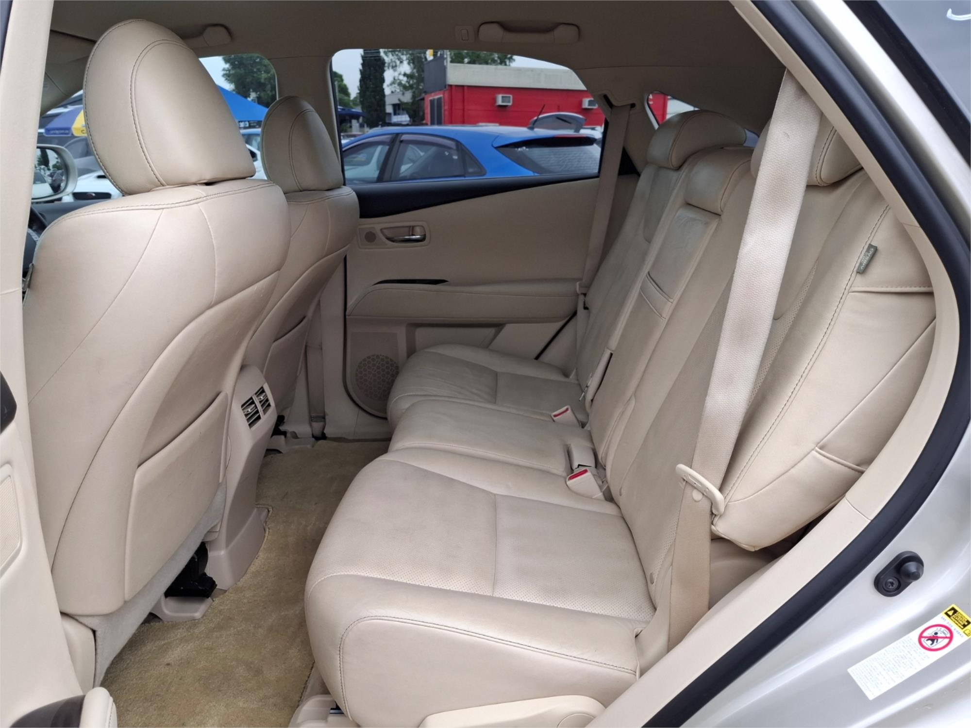 2012 LEXUS RX270 AGL10R MY12 (FWD) 6 SP AUTOMATIC 4D WAGON