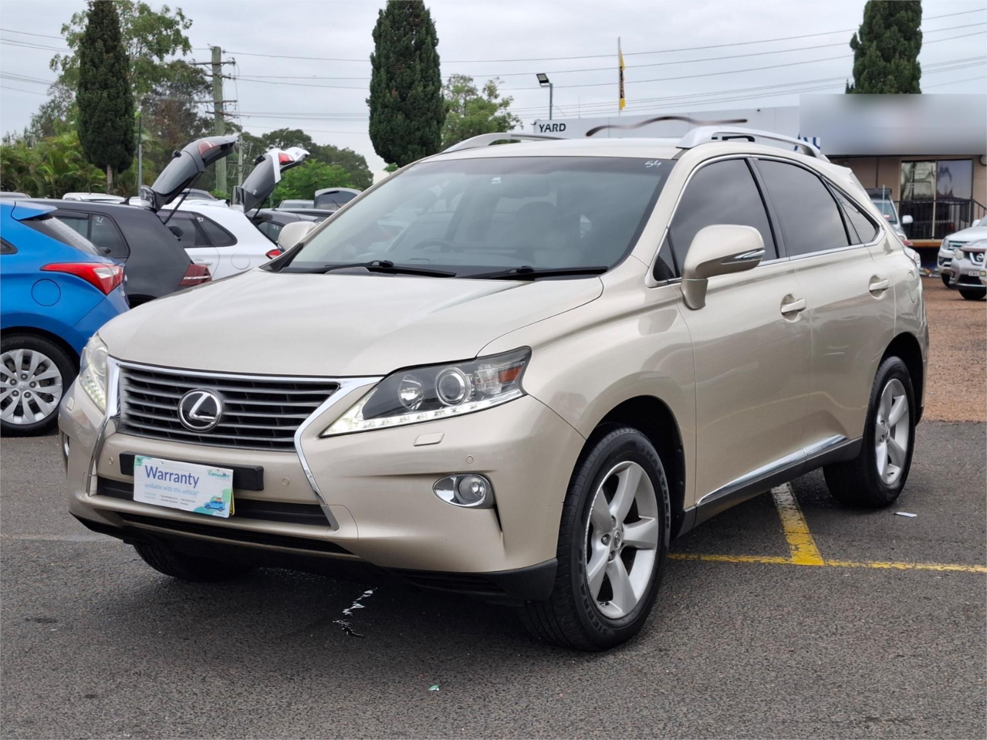 2012 LEXUS RX270 AGL10R MY12 (FWD) 6 SP AUTOMATIC 4D WAGON