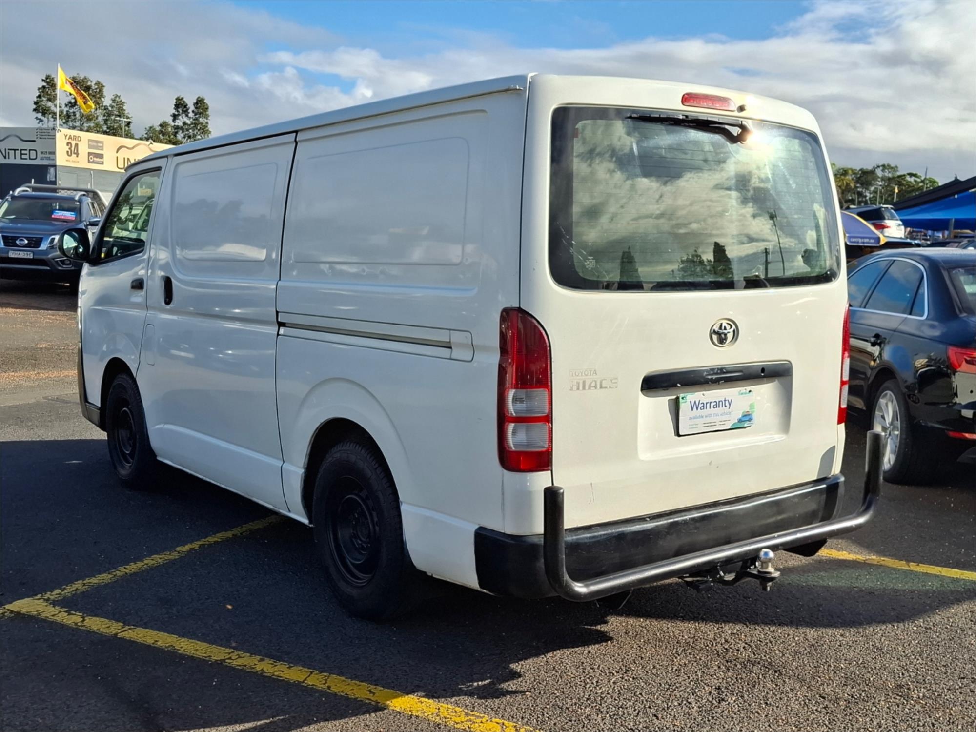 2012 TOYOTA HIACE TRH201R MY12 UPGRADE LWB 4 SP AUTOMATIC 4D VAN