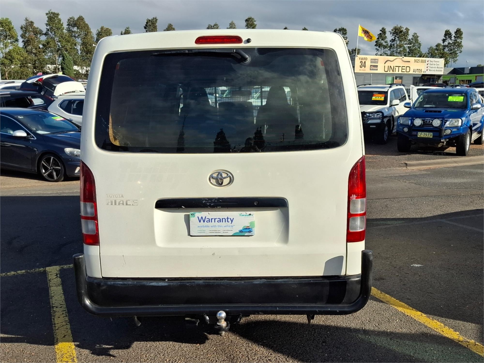 2012 TOYOTA HIACE TRH201R MY12 UPGRADE LWB 4 SP AUTOMATIC 4D VAN