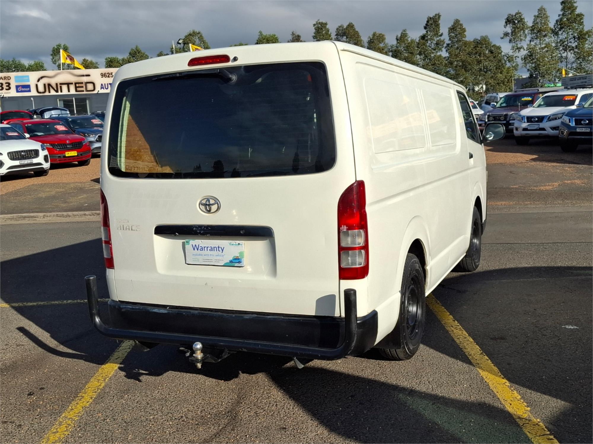 2012 TOYOTA HIACE TRH201R MY12 UPGRADE LWB 4 SP AUTOMATIC 4D VAN