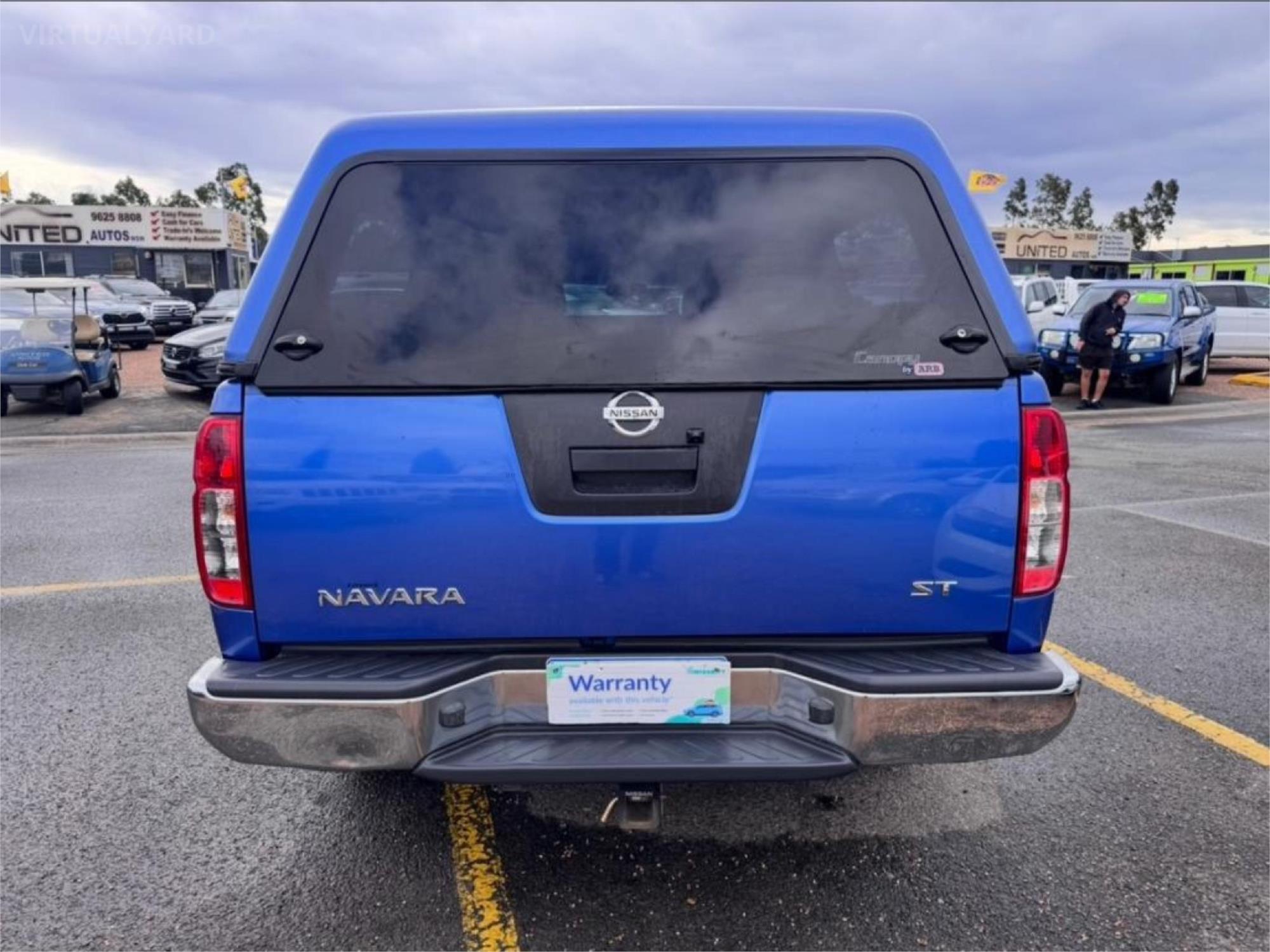 2012 NISSAN NAVARA D40 MY12 ST (4x2) 5 SP AUTOMATIC DUAL CAB P/UP