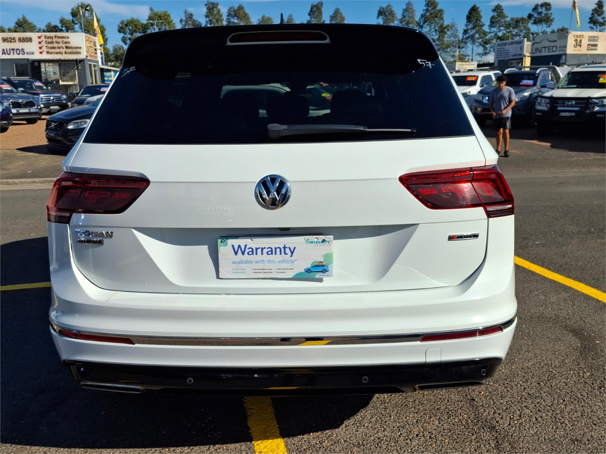 2018 VOLKSWAGEN TIGUAN 5NA MY18 162 TSI SPORTLINE 7 SP AUTO DIRECT SHIFT 4D WAGON
