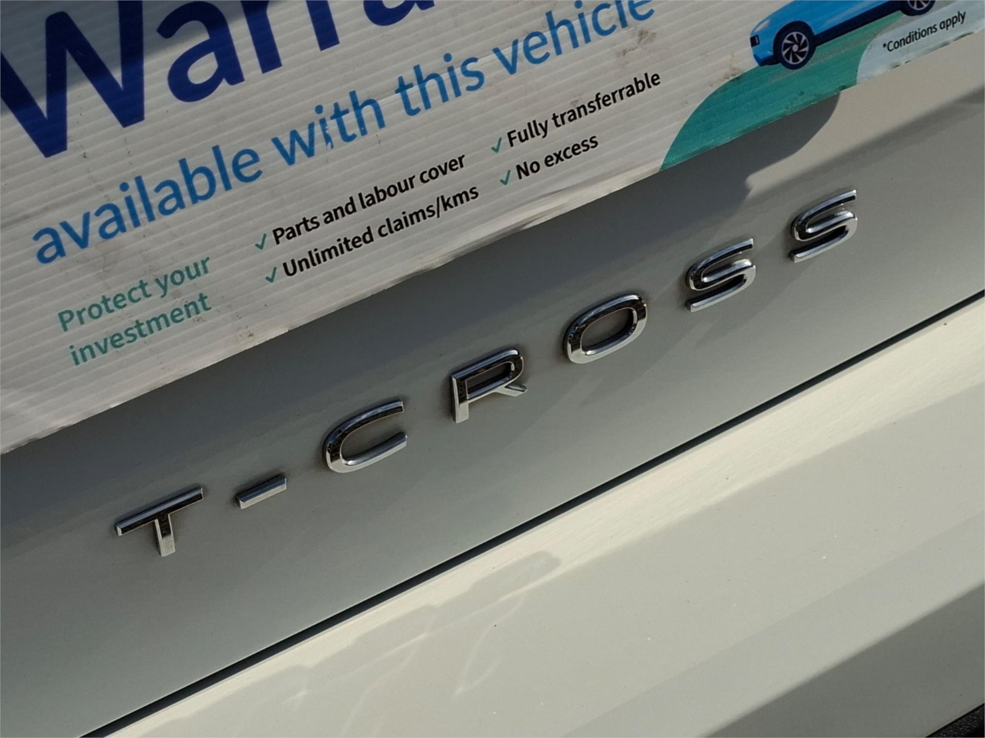2022 VOLKSWAGEN T-CROSS C1 MY22 85TSI 7 SP AUTO DIRECT SHIFT 4D WAGON