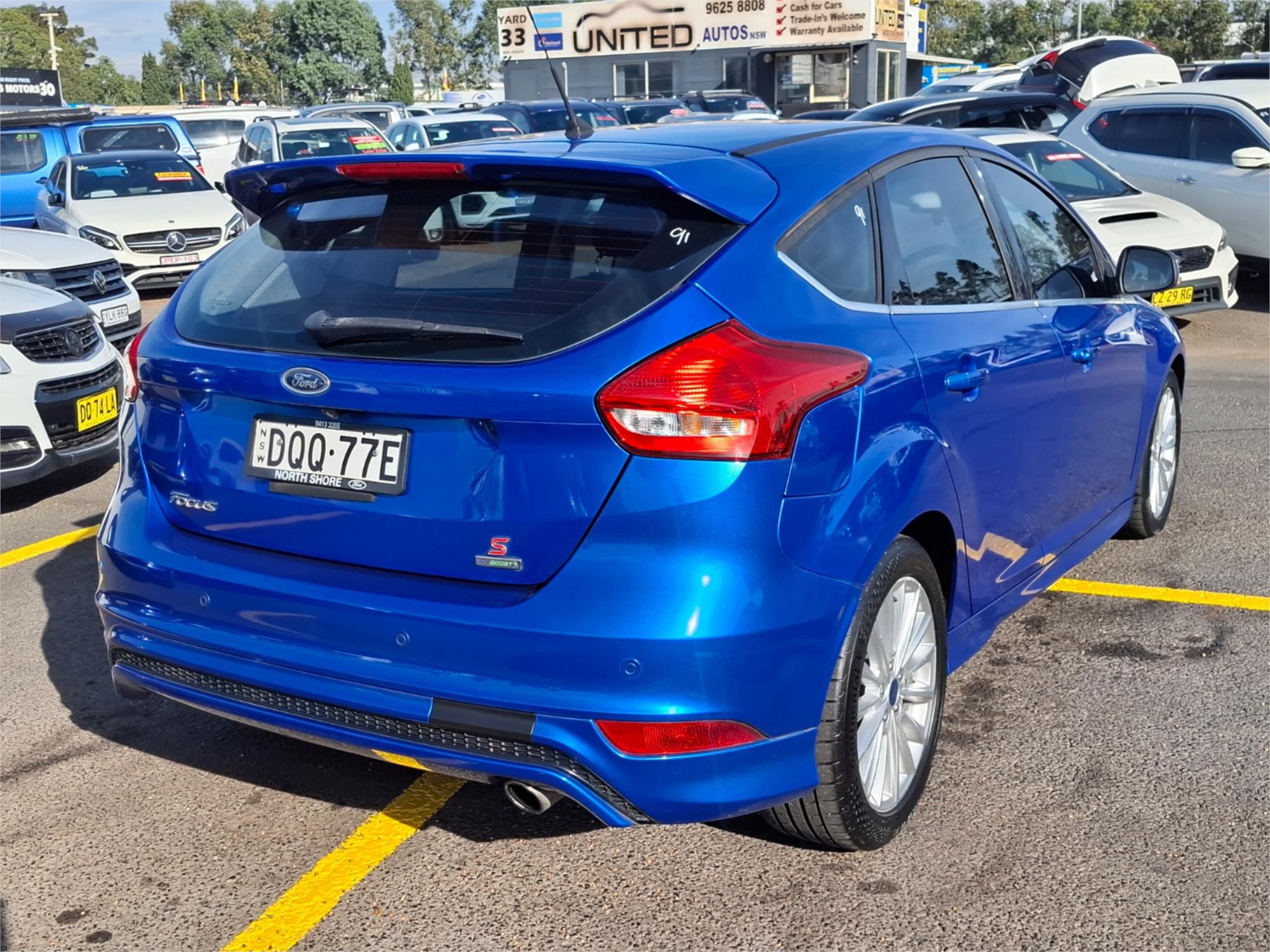 2017 FORD FOCUS LZ SPORT 6 SP AUTOMATIC 5D HATCHBACK