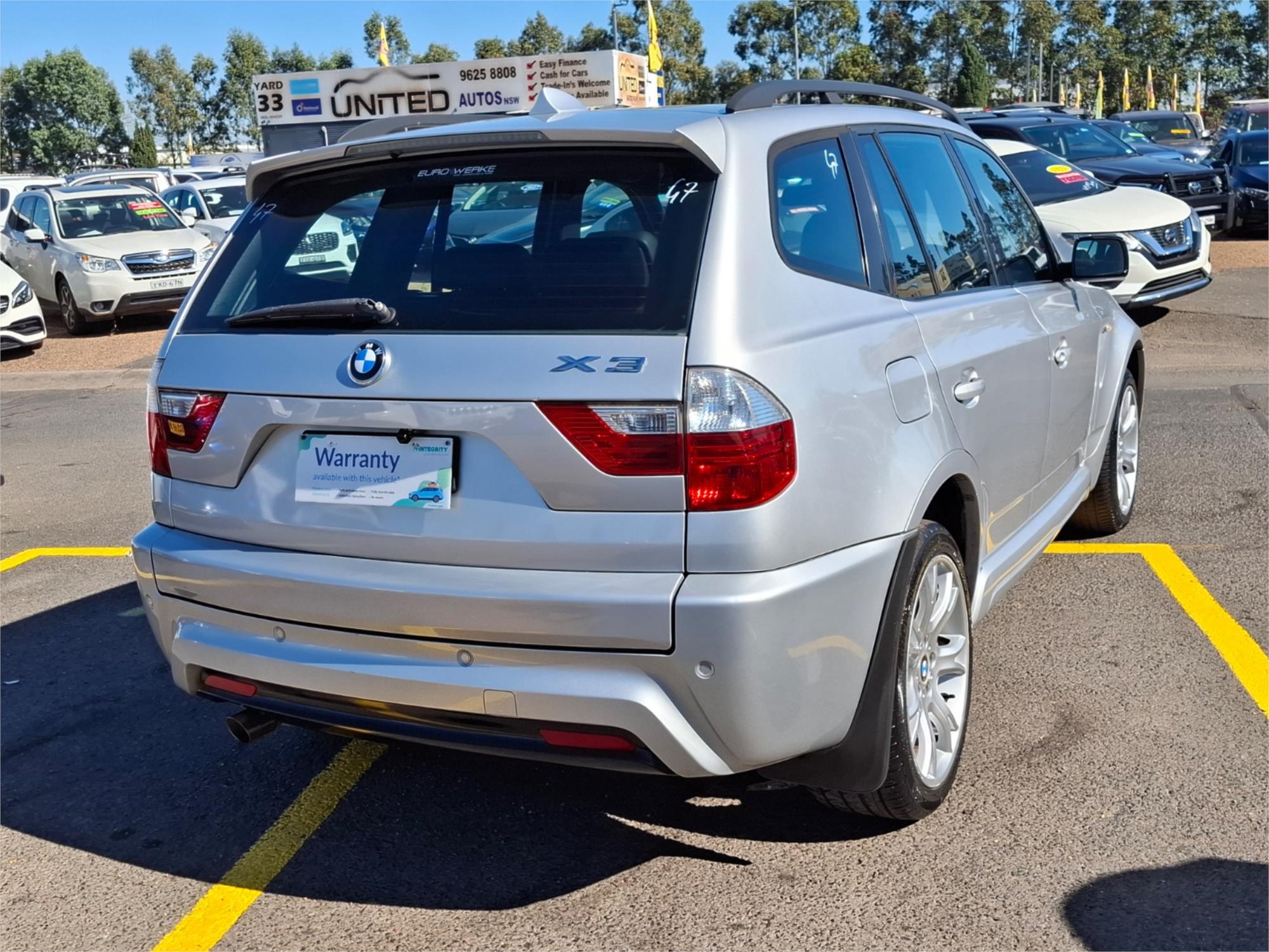 2007 BMW X3 E83 MY07 3.0D 6 SP AUTOMATIC STEPTRONIC 4D WAGON