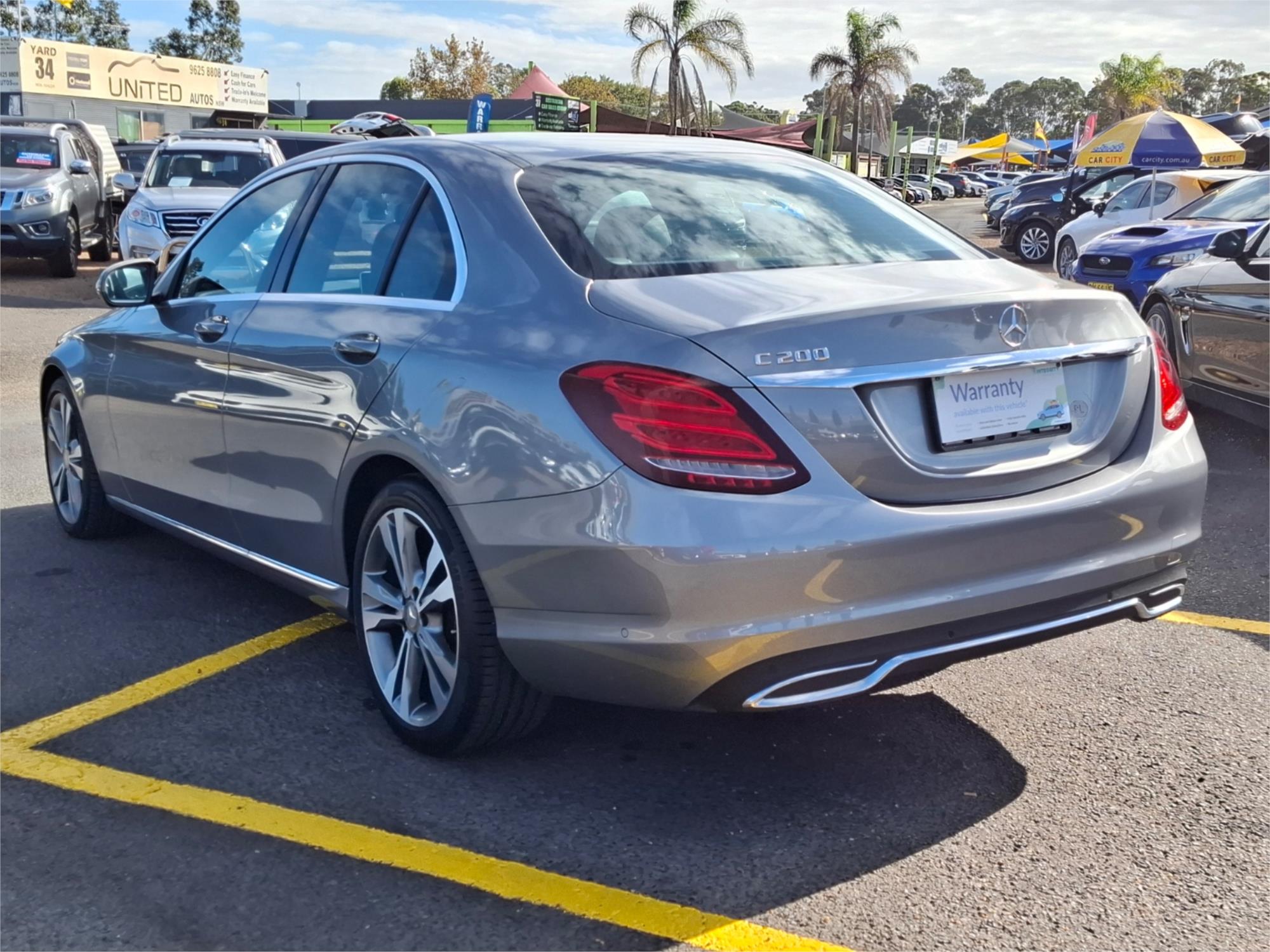 2015 MERCEDES-BENZ C200 205 7 SP AUTOMATIC 4D SEDAN