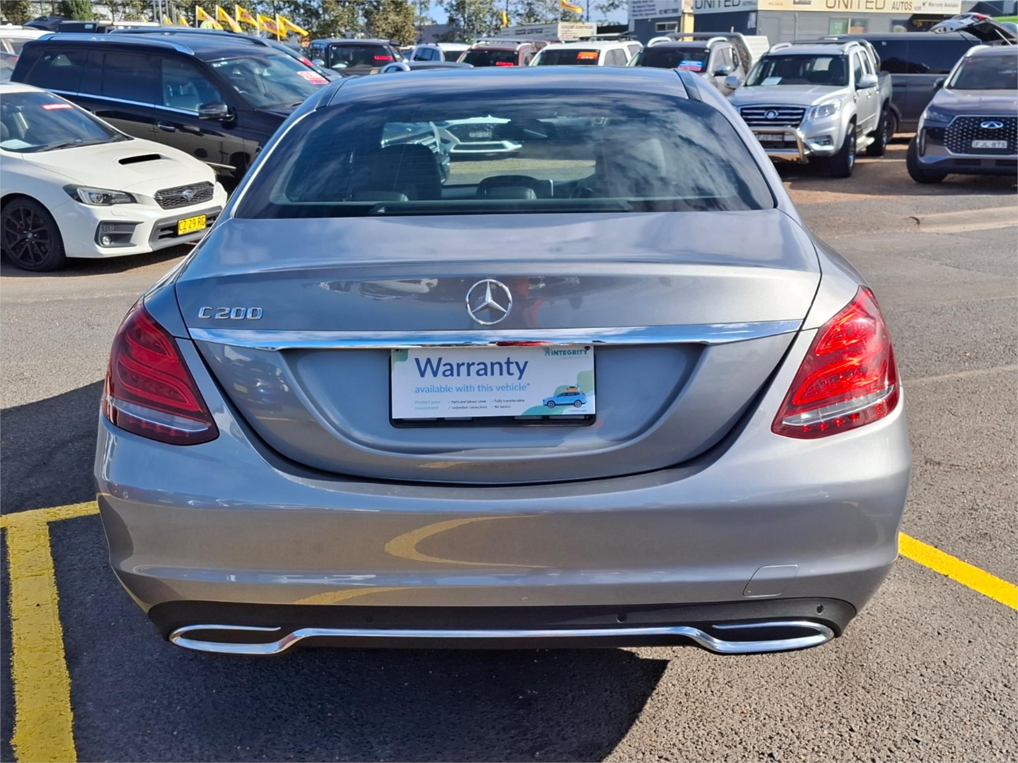 2015 MERCEDES-BENZ C200 205 7 SP AUTOMATIC 4D SEDAN