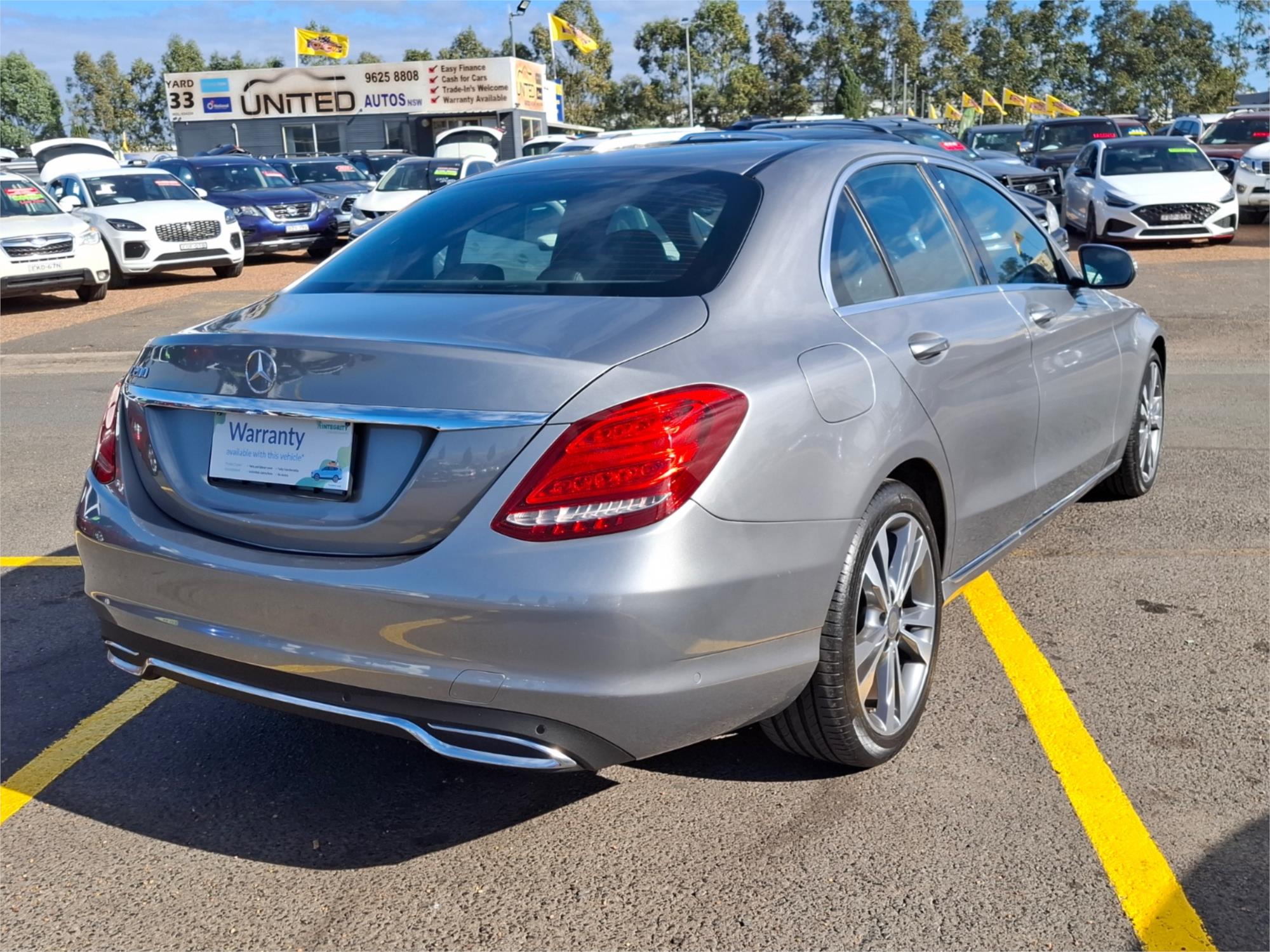 2015 MERCEDES-BENZ C200 205 7 SP AUTOMATIC 4D SEDAN