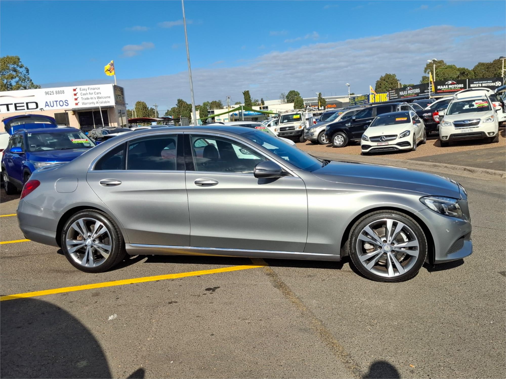 2015 MERCEDES-BENZ C200 205 7 SP AUTOMATIC 4D SEDAN