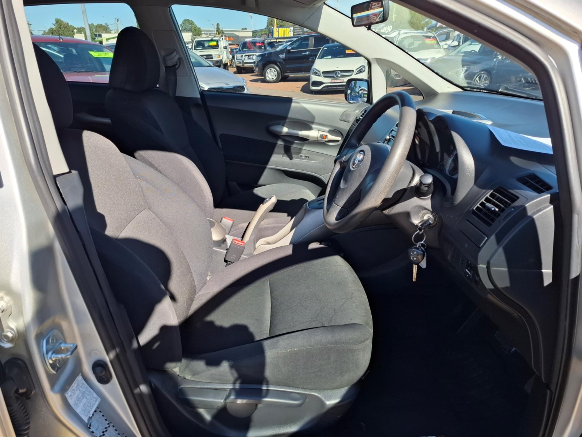 2009 TOYOTA COROLLA ZRE152R ASCENT 4 SP AUTOMATIC 5D HATCHBACK