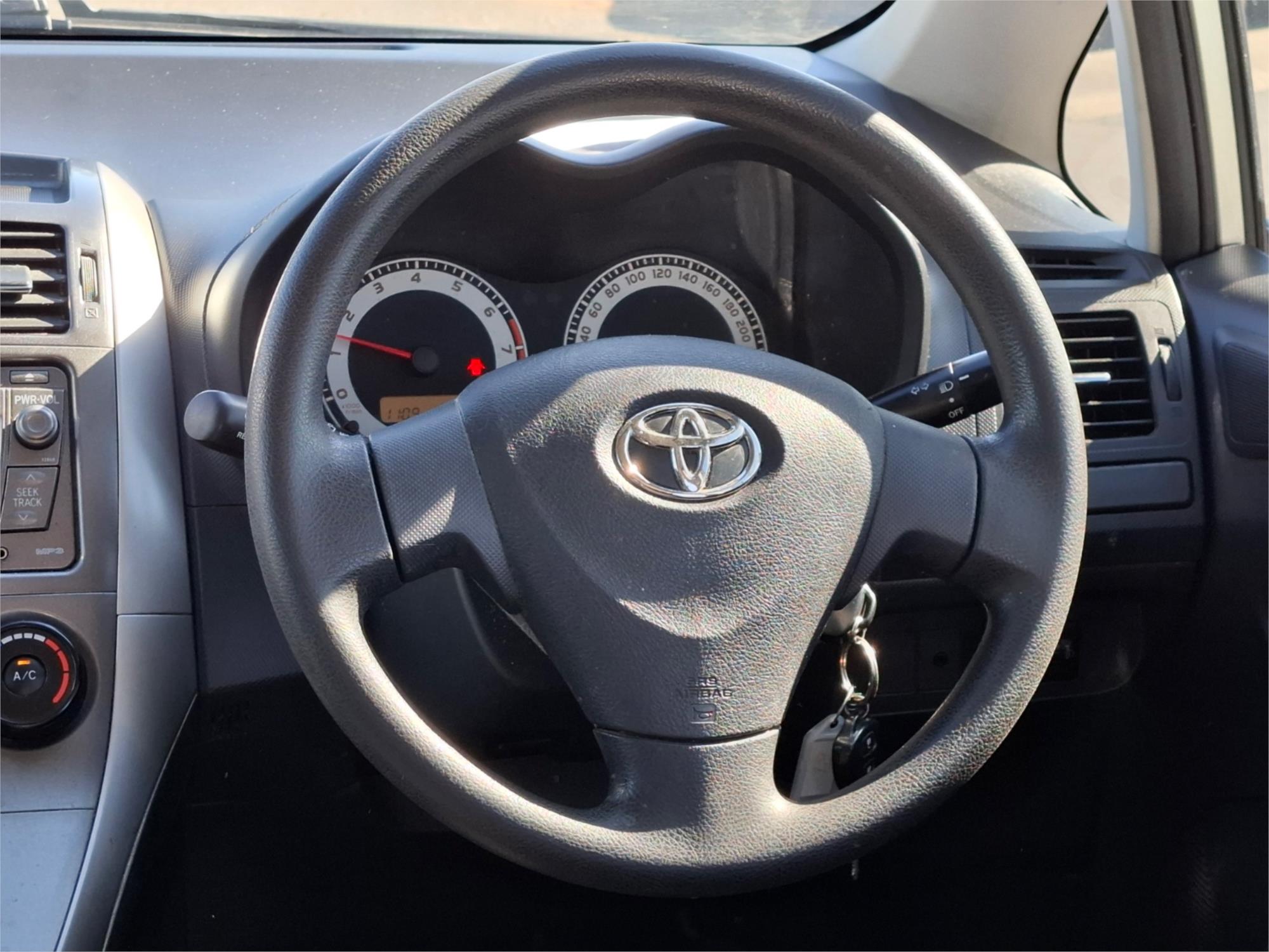 2009 TOYOTA COROLLA ZRE152R ASCENT 4 SP AUTOMATIC 5D HATCHBACK