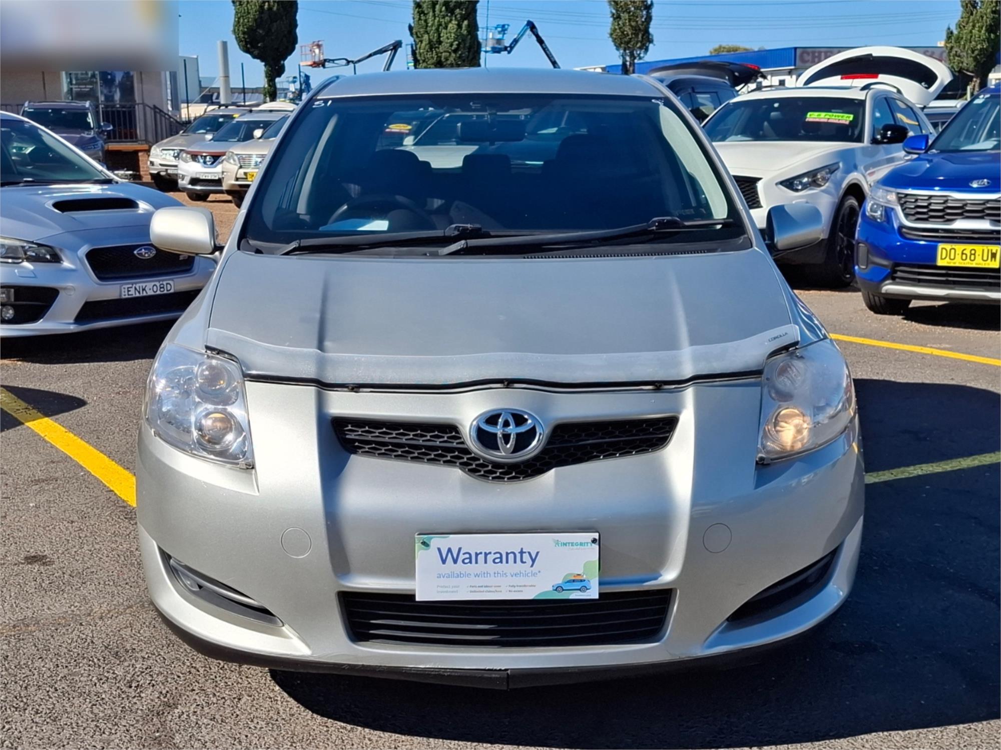 2009 TOYOTA COROLLA ZRE152R ASCENT 4 SP AUTOMATIC 5D HATCHBACK