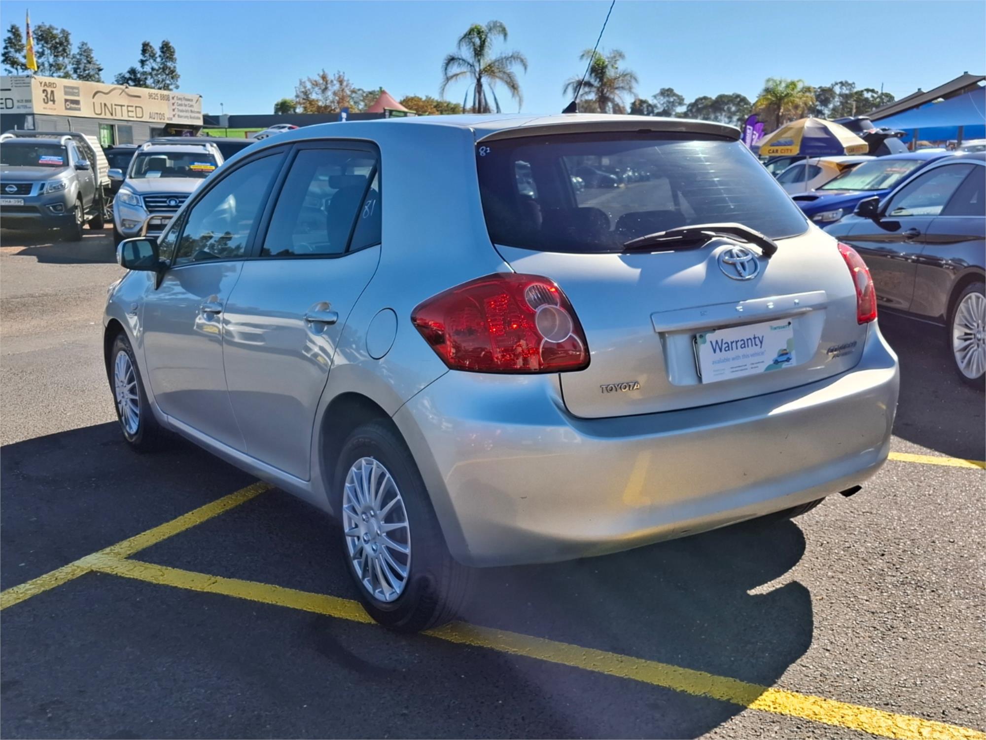 2009 TOYOTA COROLLA ZRE152R ASCENT 4 SP AUTOMATIC 5D HATCHBACK