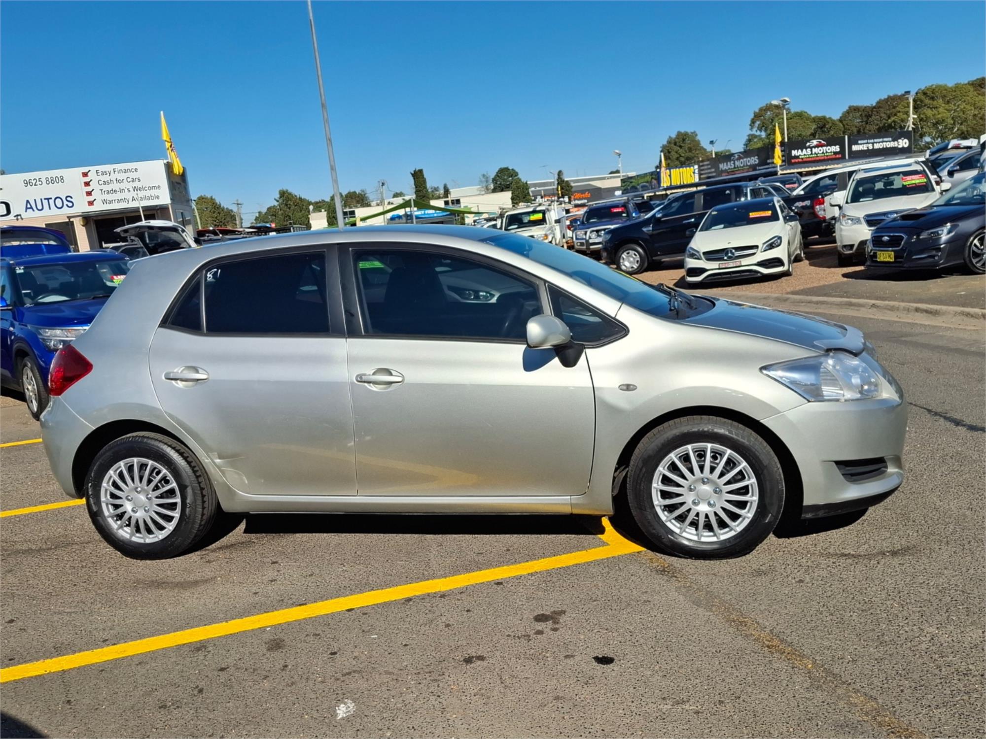 2009 TOYOTA COROLLA ZRE152R ASCENT 4 SP AUTOMATIC 5D HATCHBACK