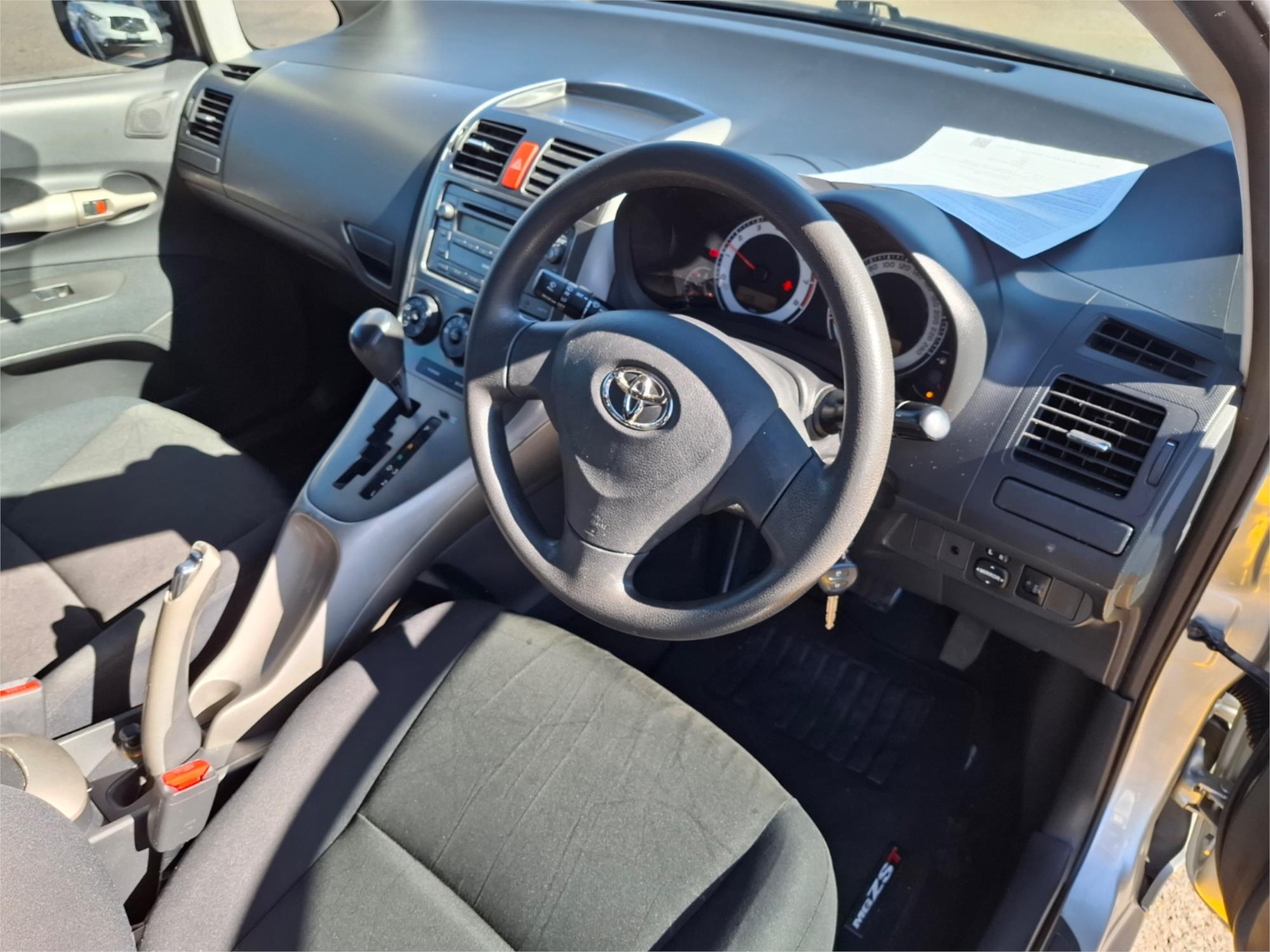 2009 TOYOTA COROLLA ZRE152R ASCENT 4 SP AUTOMATIC 5D HATCHBACK