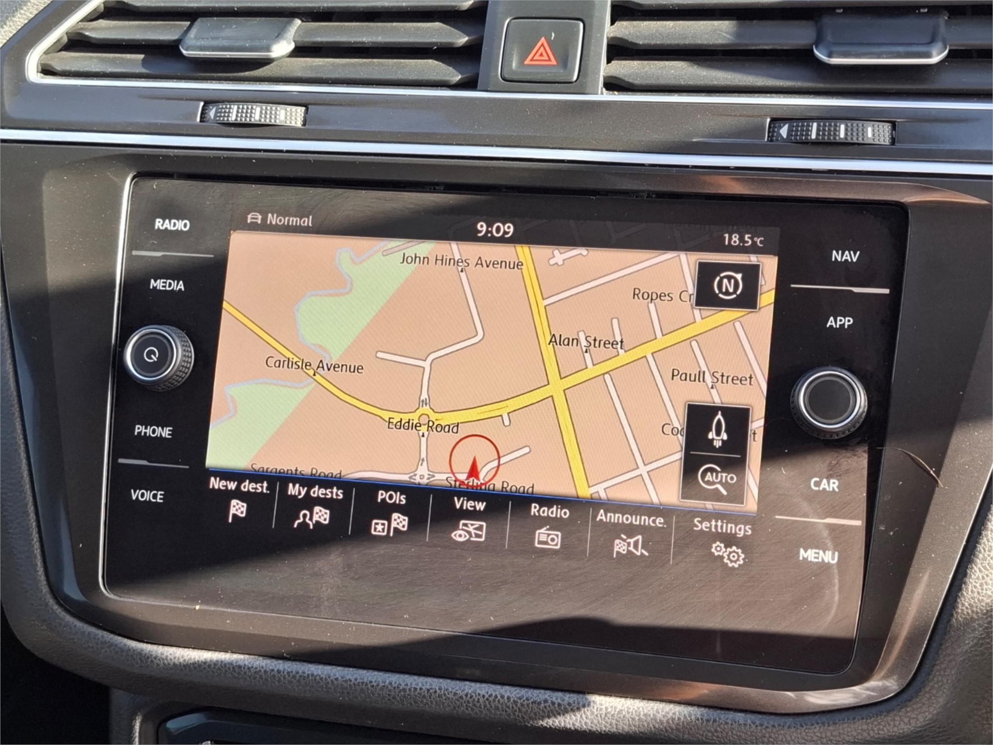 2018 VOLKSWAGEN TIGUAN 5NA MY19 132 TSI COMFORTLINE 7 SP AUTO DIRECT SHIFT 4D WAGON