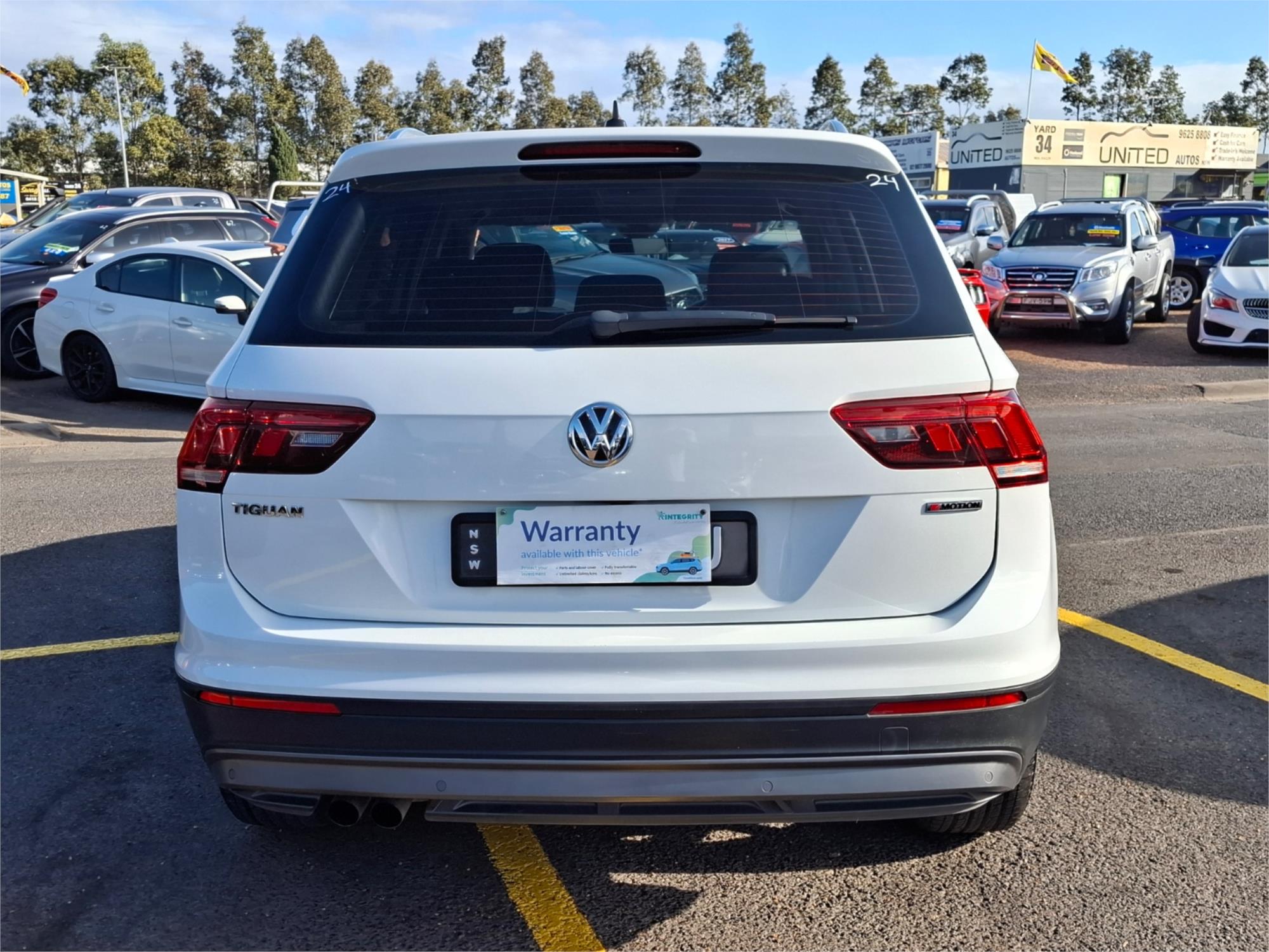 2018 VOLKSWAGEN TIGUAN 5NA MY19 132 TSI COMFORTLINE 7 SP AUTO DIRECT SHIFT 4D WAGON