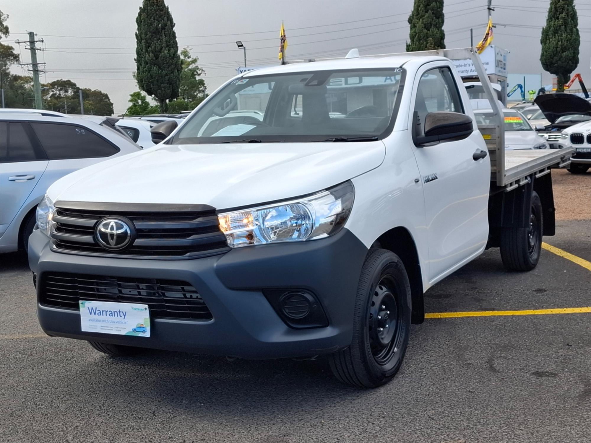2023 TOYOTA HILUX TGN121R WORKMATE (4x2) 6 SP AUTOMATIC C/CHAS