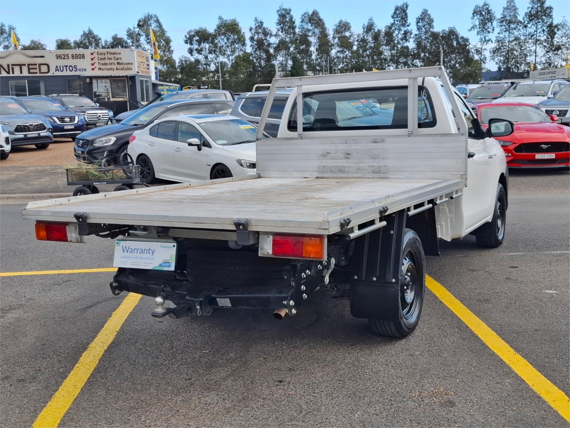 2023 TOYOTA HILUX TGN121R WORKMATE (4x2) 6 SP AUTOMATIC C/CHAS