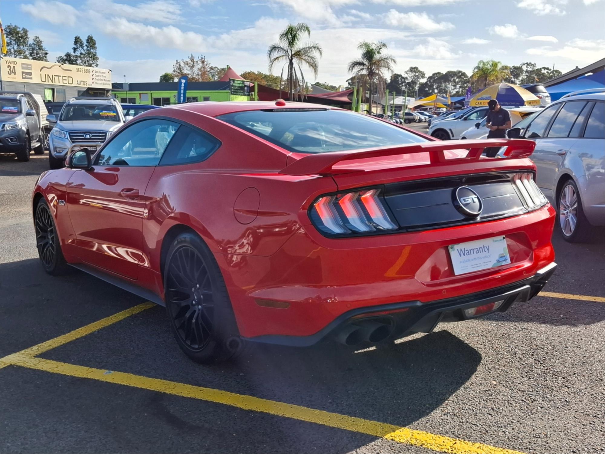2018 FORD MUSTANG FN FASTBACK GT 5.0 V8 10 SP AUTOMATIC 2D COUPE