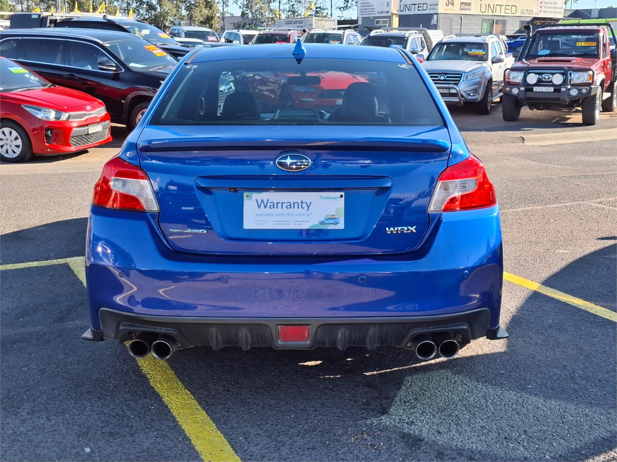 2014 SUBARU WRX MY15 PREMIUM (AWD) CVT AUTO 8 SPEED 4D SEDAN