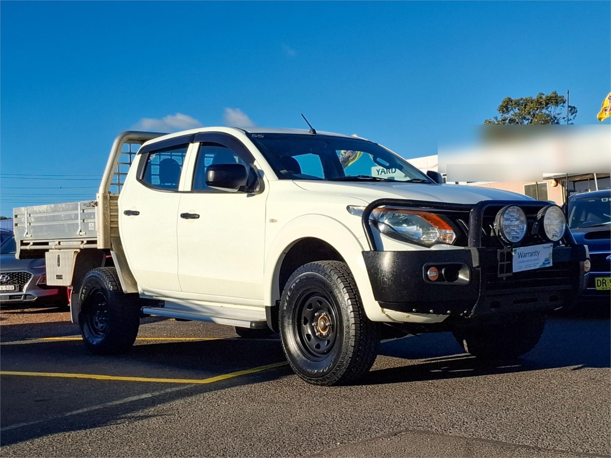 2018 MITSUBISHI TRITON MQ MY18 GLX (4x4) 6 SP MANUAL C/CHAS