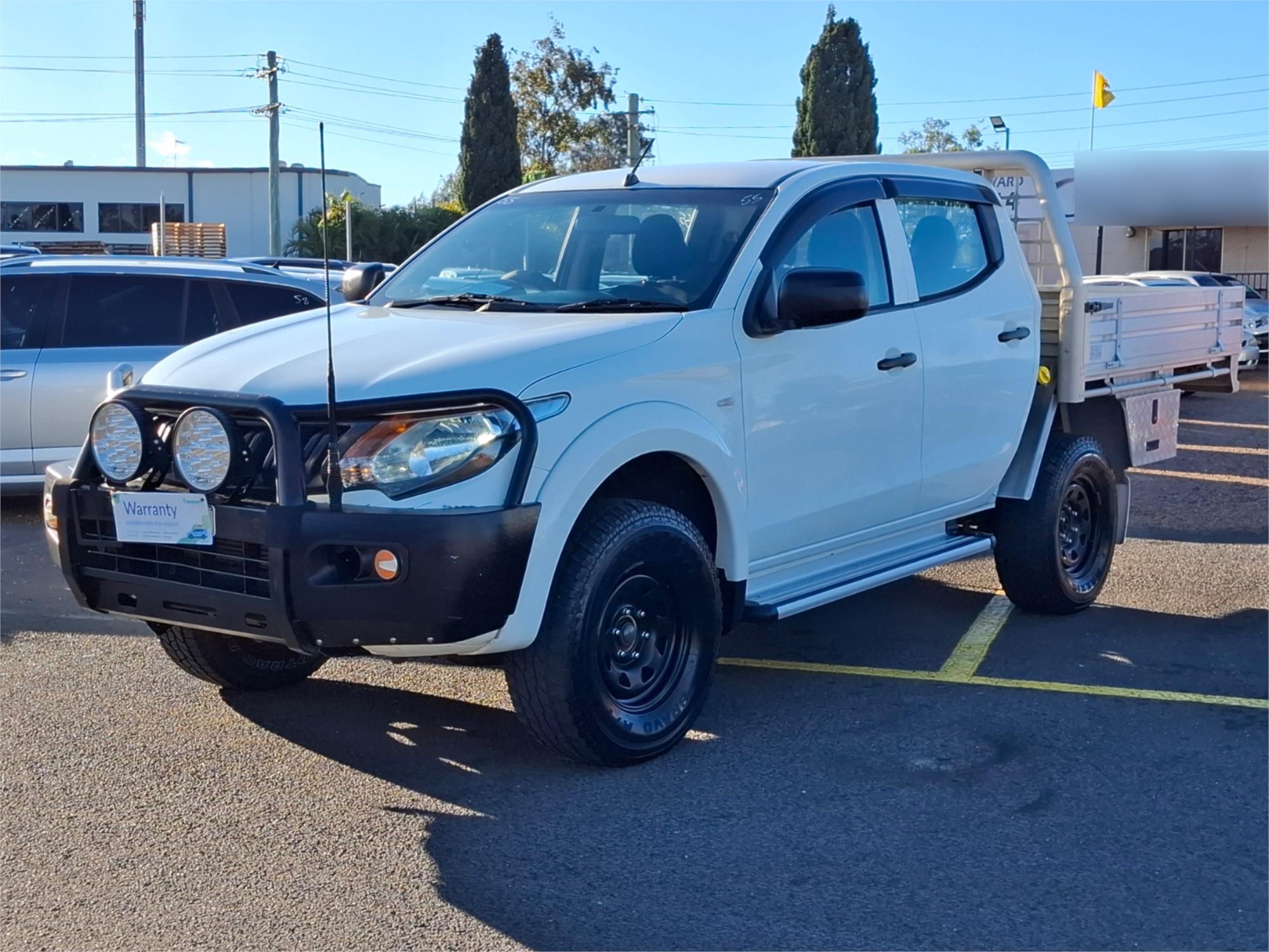 2018 MITSUBISHI TRITON MQ MY18 GLX (4x4) 6 SP MANUAL C/CHAS
