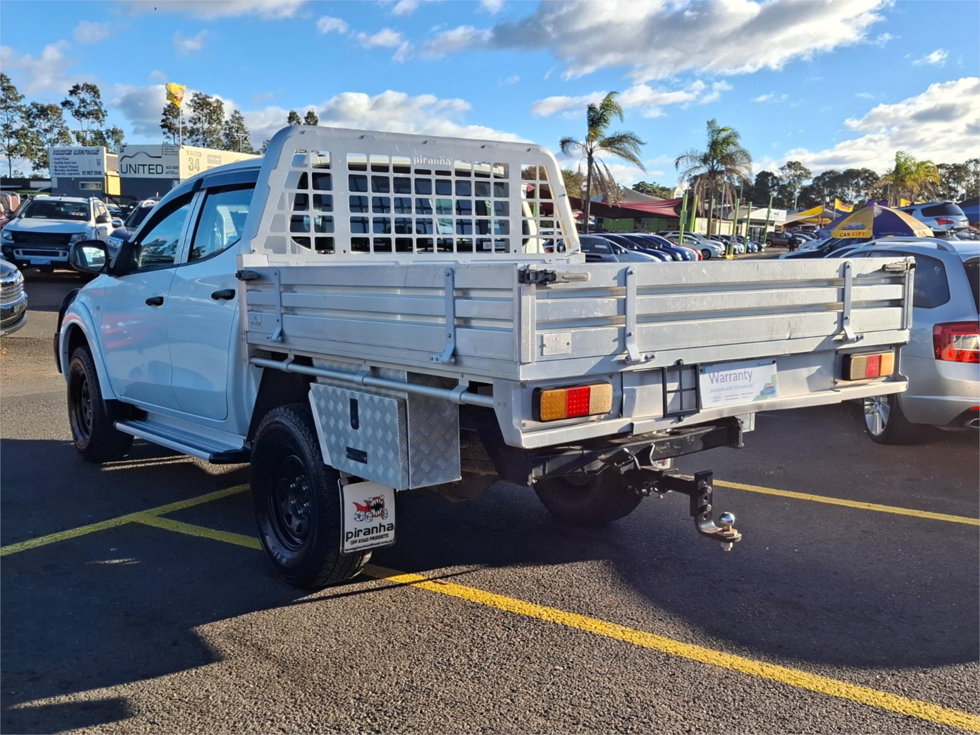 2018 MITSUBISHI TRITON MQ MY18 GLX (4x4) 6 SP MANUAL C/CHAS
