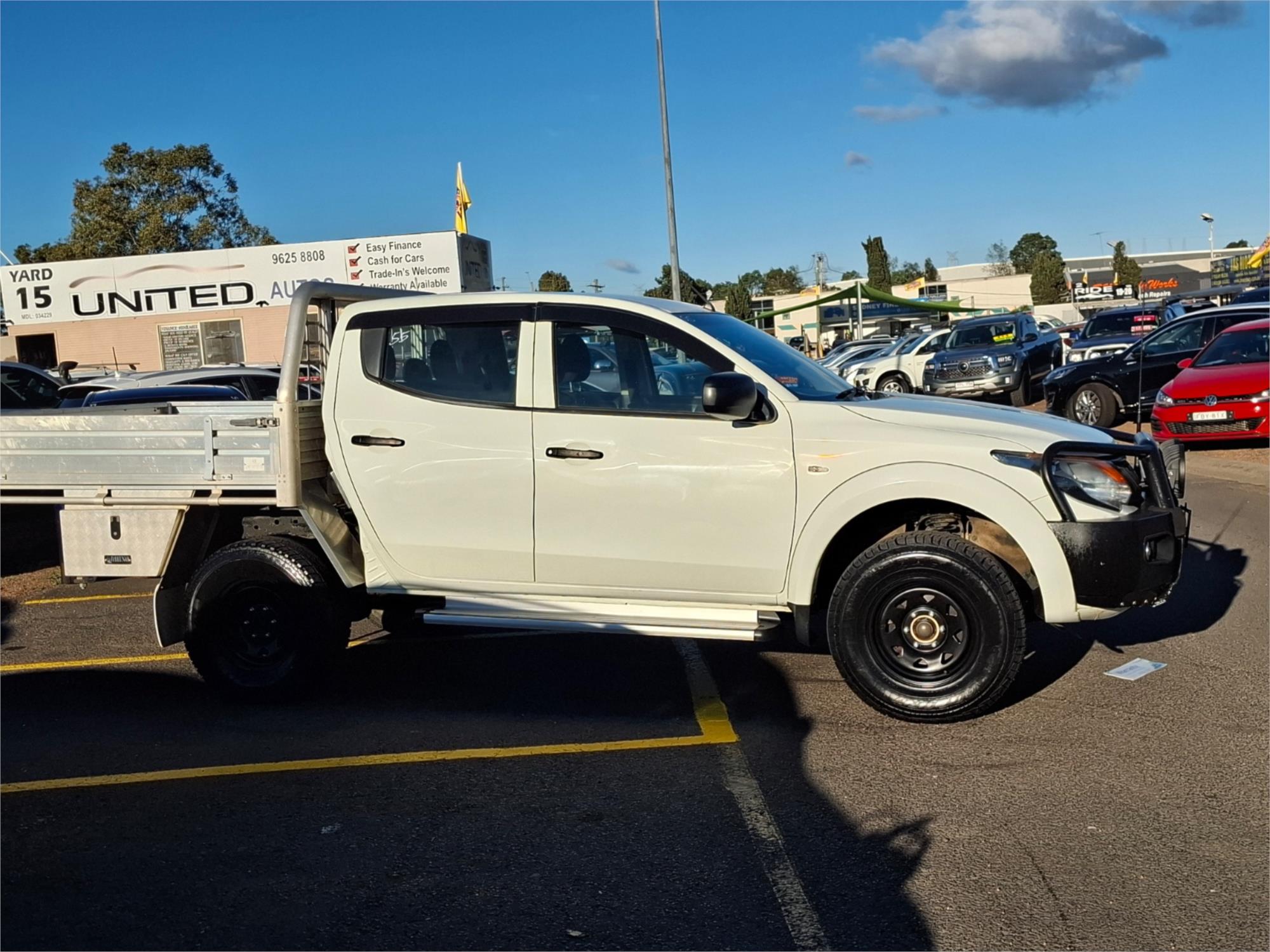2018 MITSUBISHI TRITON MQ MY18 GLX (4x4) 6 SP MANUAL C/CHAS