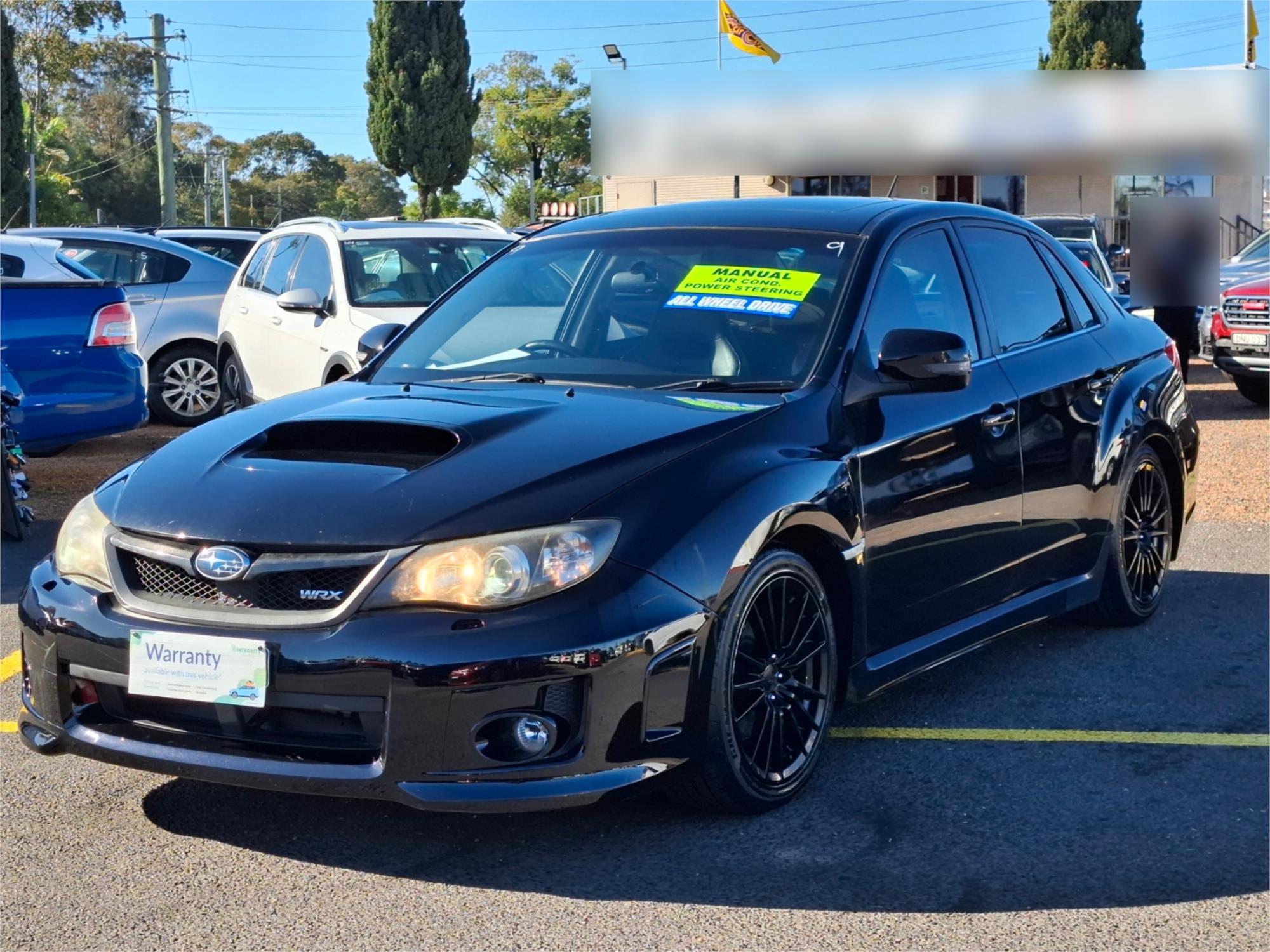 2012 SUBARU WRX MY12 (AWD) 5 SP MANUAL 4D SEDAN