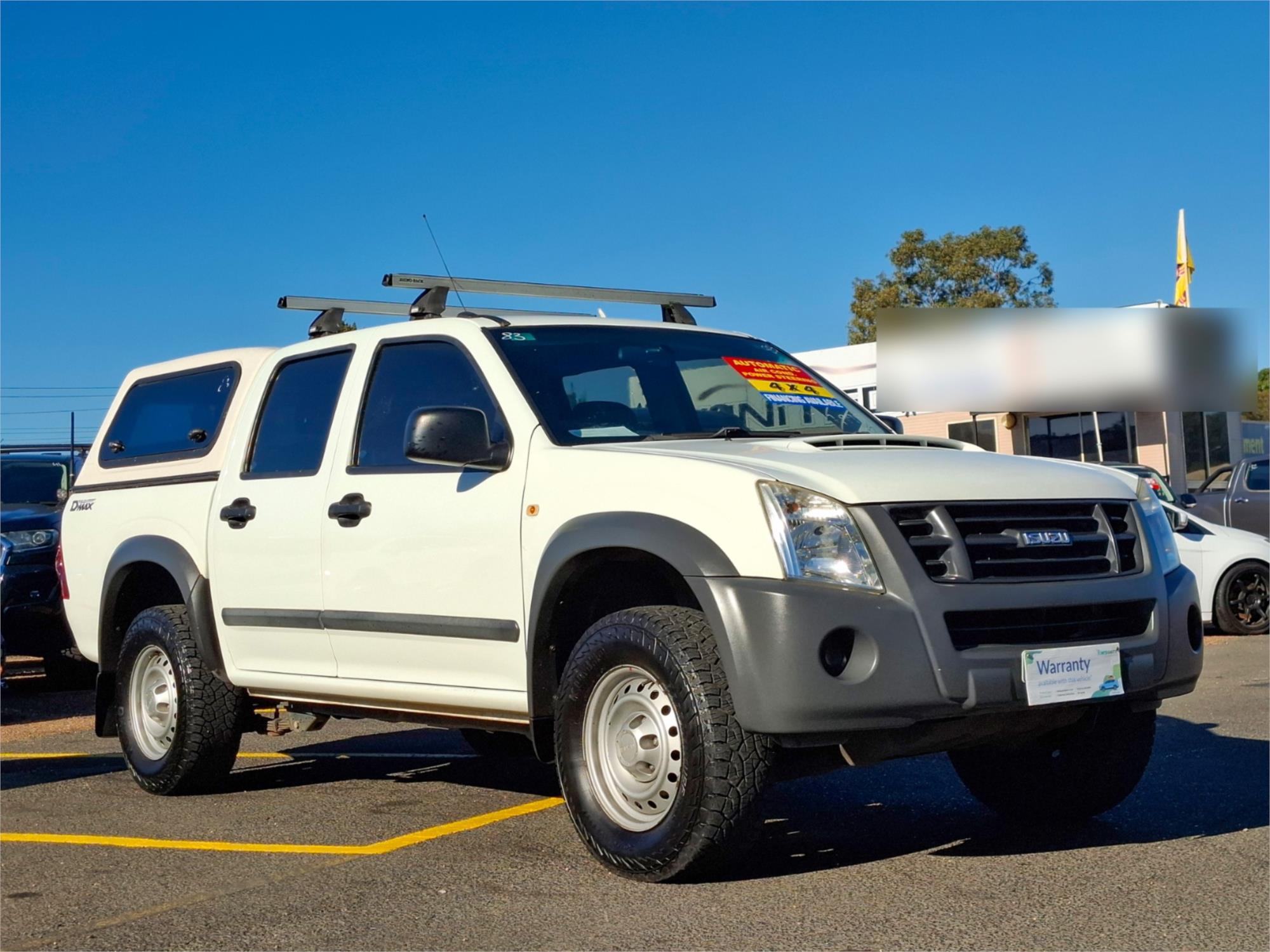 2012 ISUZU D-MAX TF MY10 SX (4x4) 4 SP AUTOMATIC DUAL CAB UTILITY