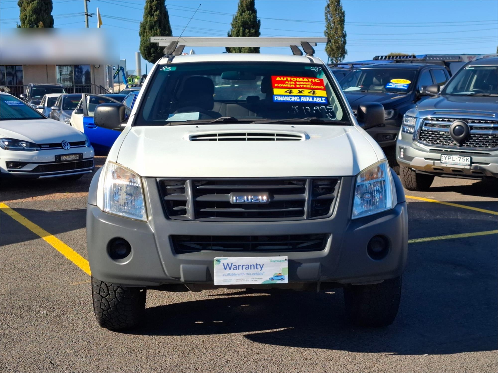 2012 ISUZU D-MAX TF MY10 SX (4x4) 4 SP AUTOMATIC DUAL CAB UTILITY