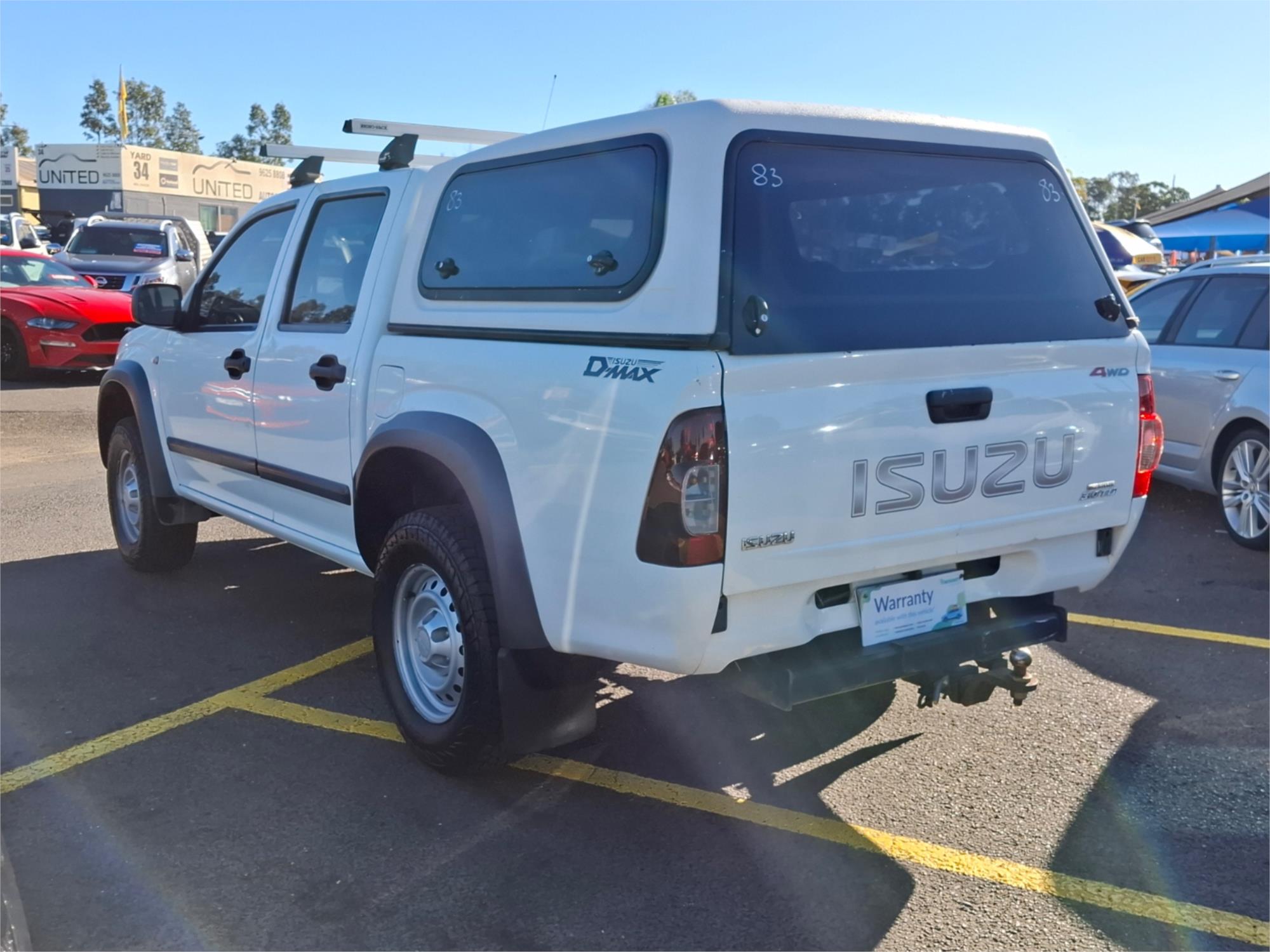 2012 ISUZU D-MAX TF MY10 SX (4x4) 4 SP AUTOMATIC DUAL CAB UTILITY