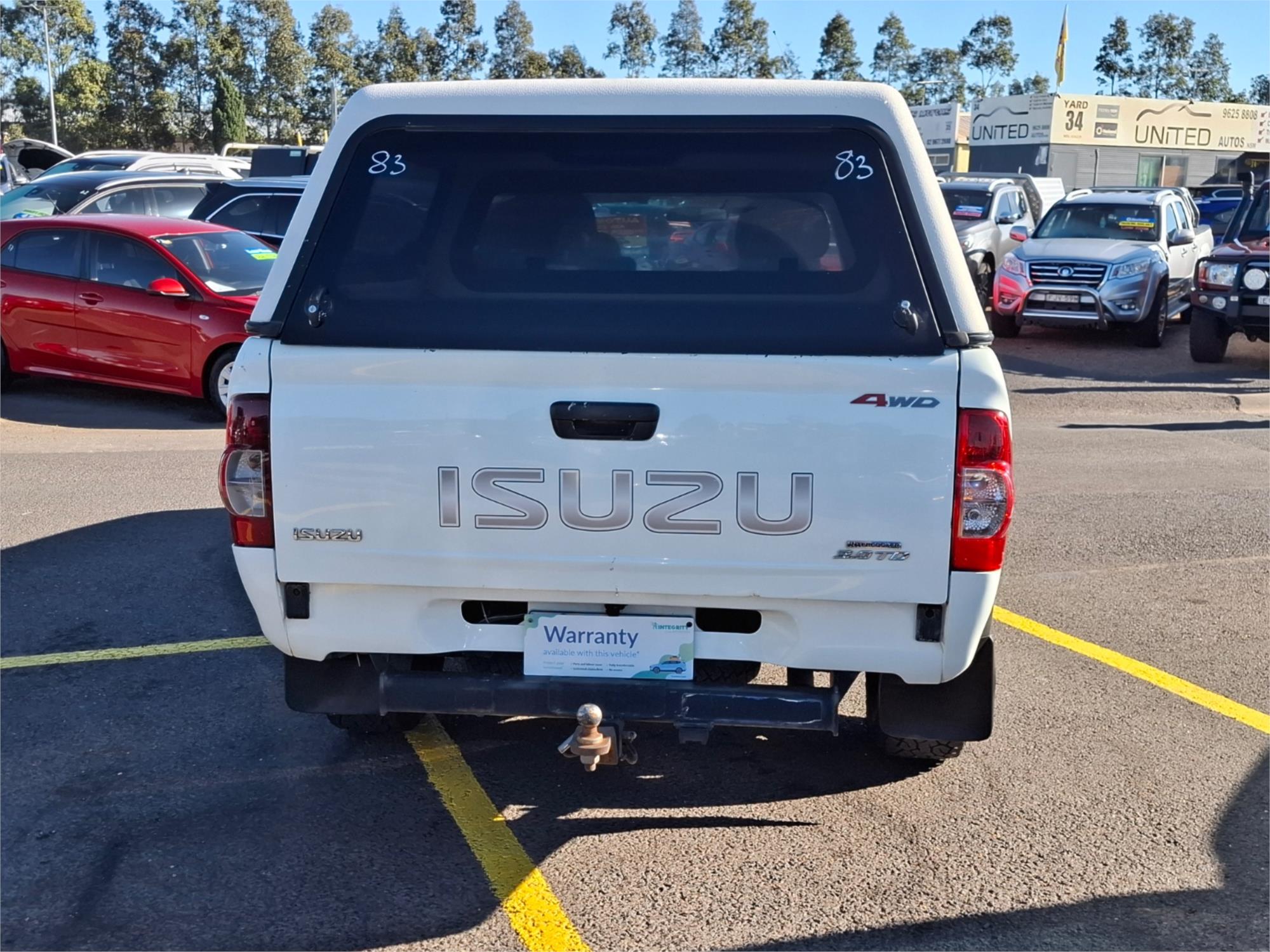 2012 ISUZU D-MAX TF MY10 SX (4x4) 4 SP AUTOMATIC DUAL CAB UTILITY