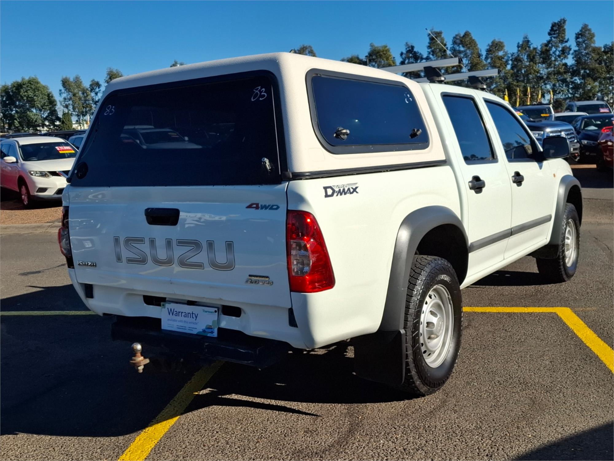 2012 ISUZU D-MAX TF MY10 SX (4x4) 4 SP AUTOMATIC DUAL CAB UTILITY