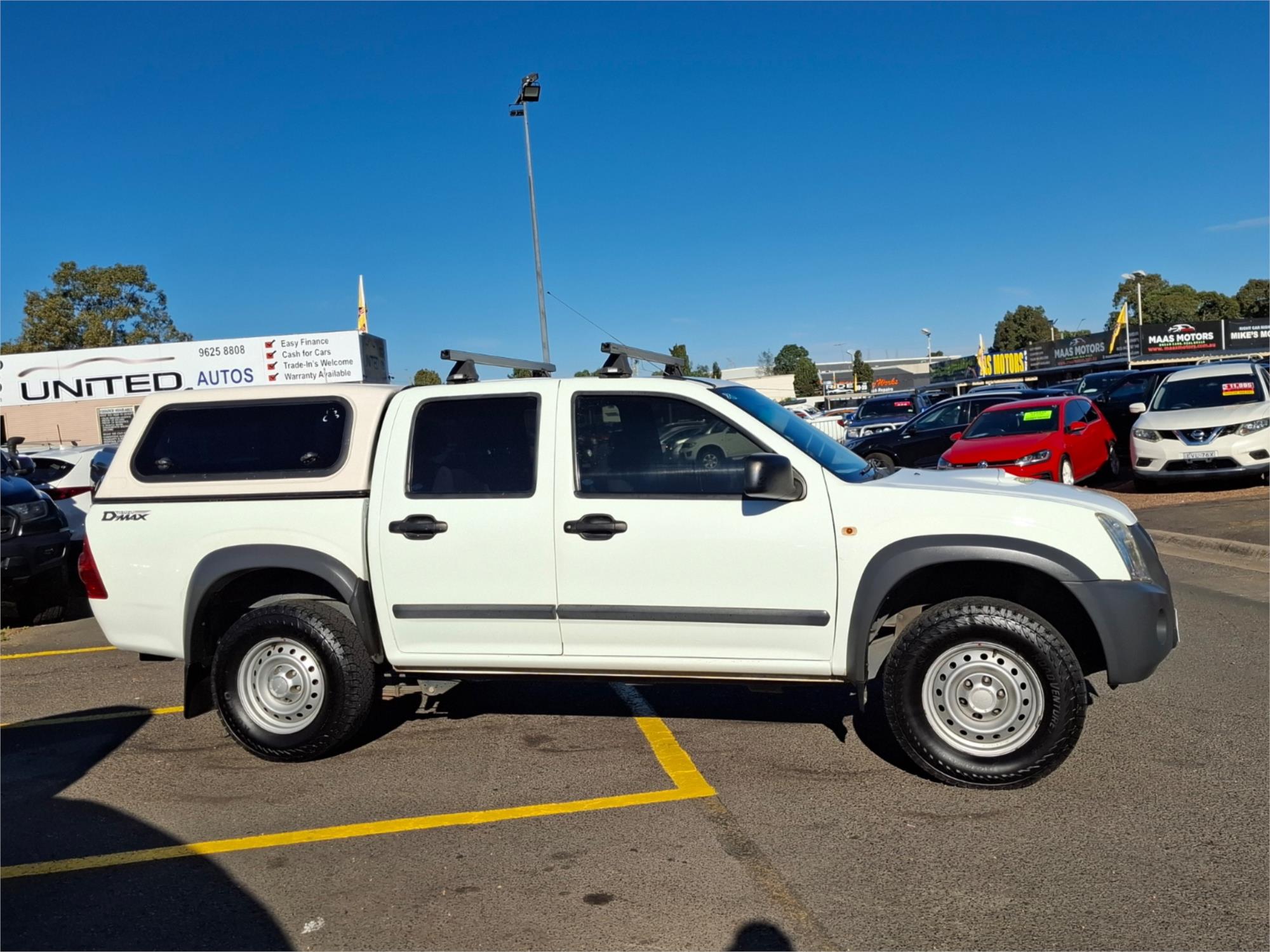 2012 ISUZU D-MAX TF MY10 SX (4x4) 4 SP AUTOMATIC DUAL CAB UTILITY