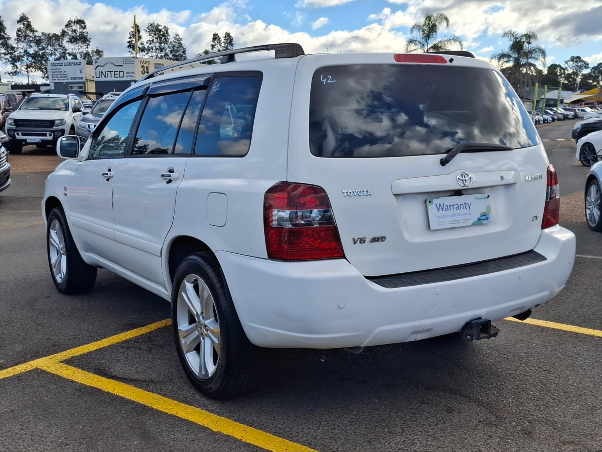 2006 TOYOTA KLUGER MCU28R UPGRADE CV (4x4) 5 SP AUTOMATIC 4D WAGON