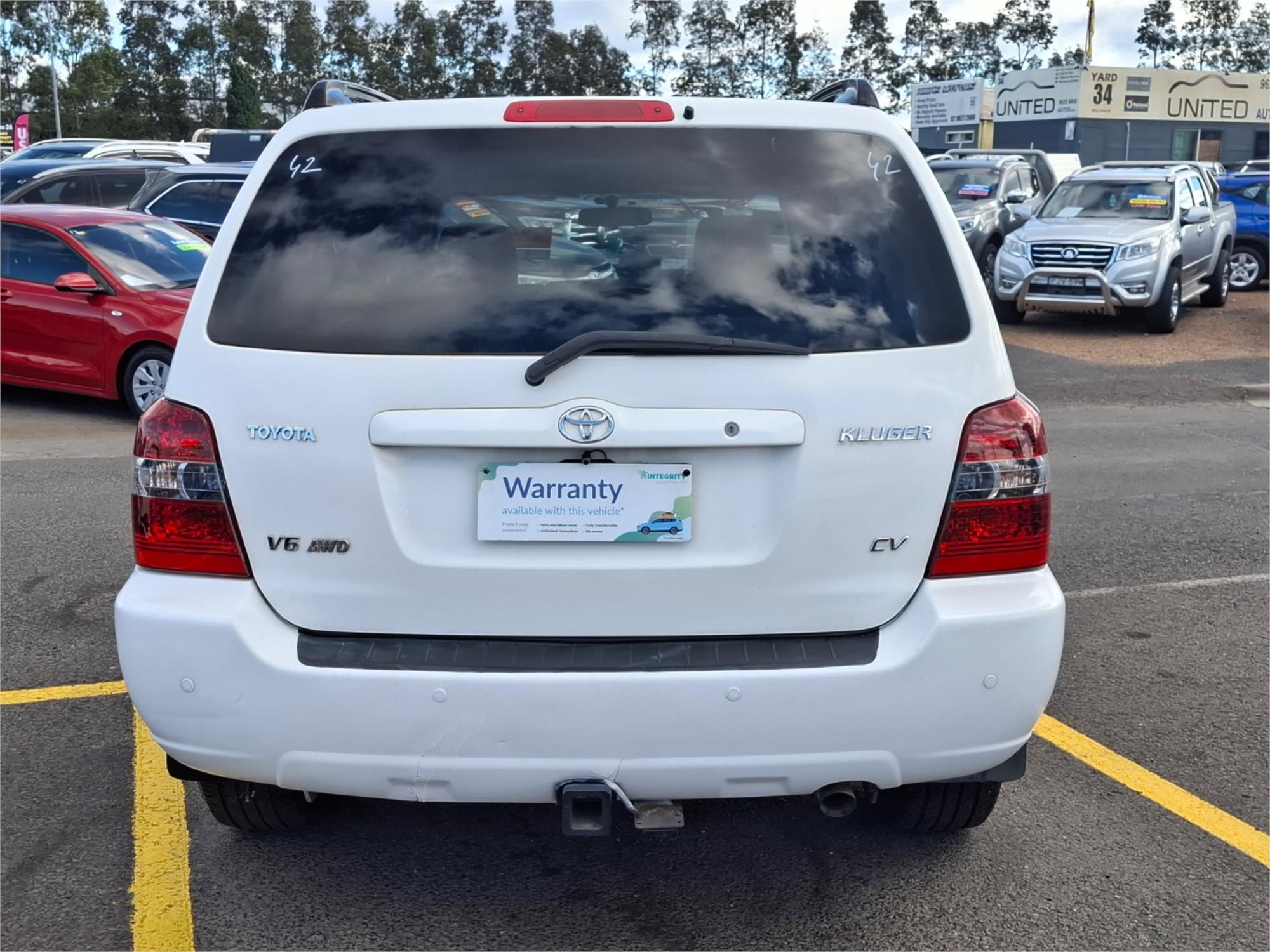 2006 TOYOTA KLUGER MCU28R UPGRADE CV (4x4) 5 SP AUTOMATIC 4D WAGON