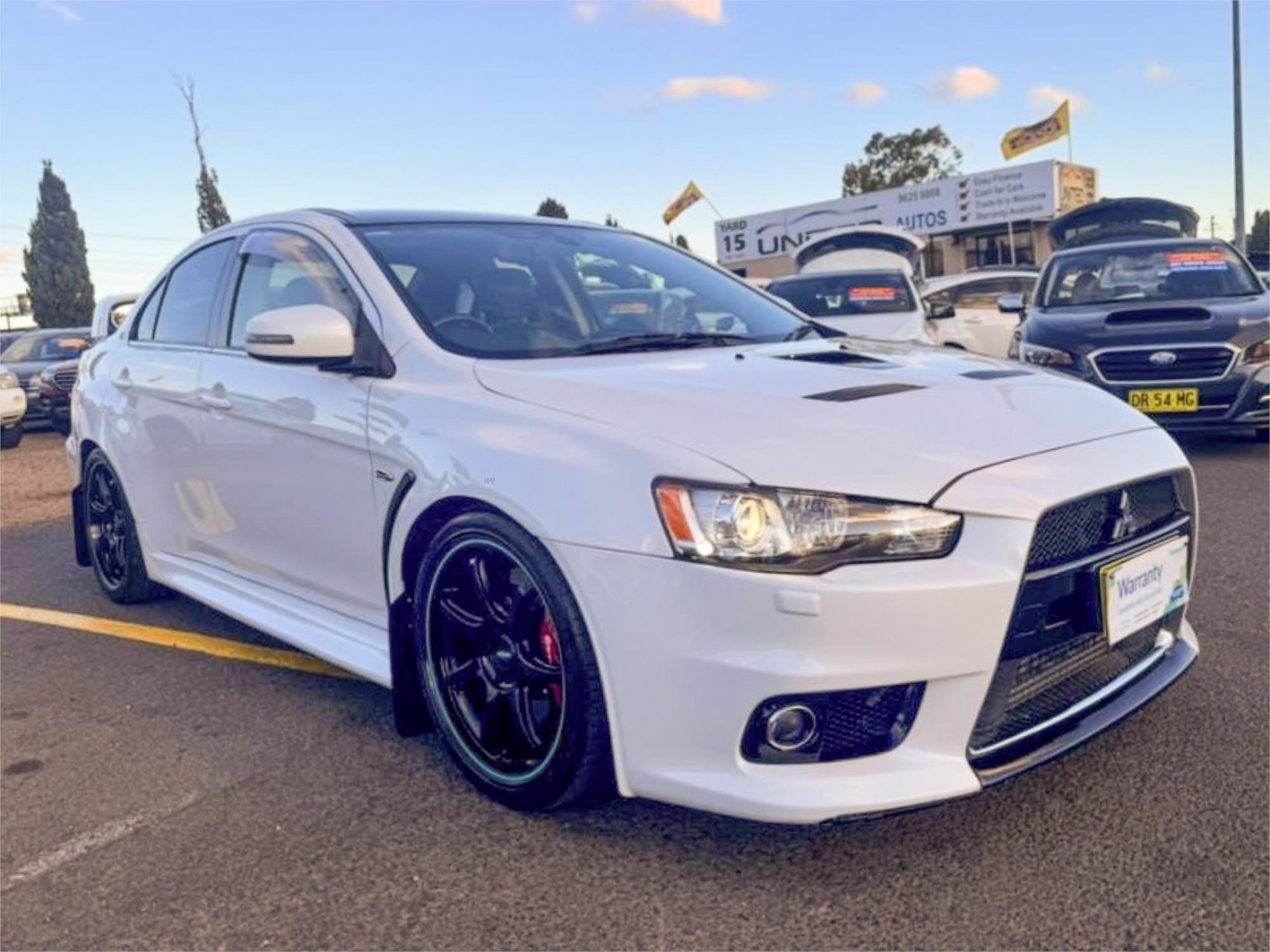 2015 MITSUBISHI LANCER CJ MY15 EVOLUTION MR 6 SP AUTO DIRECT SHIFT 4D SEDAN