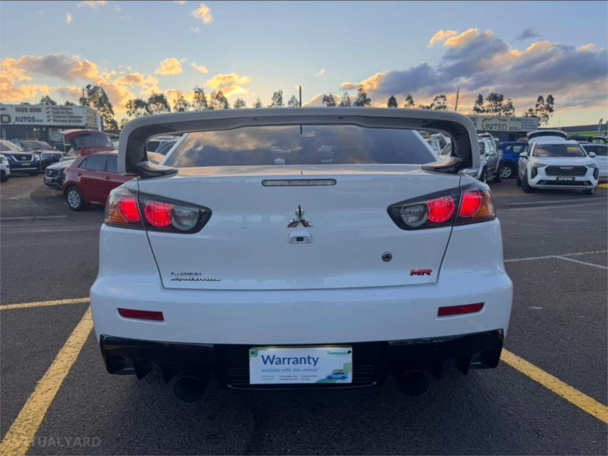 2015 MITSUBISHI LANCER CJ MY15 EVOLUTION MR 6 SP AUTO DIRECT SHIFT 4D SEDAN