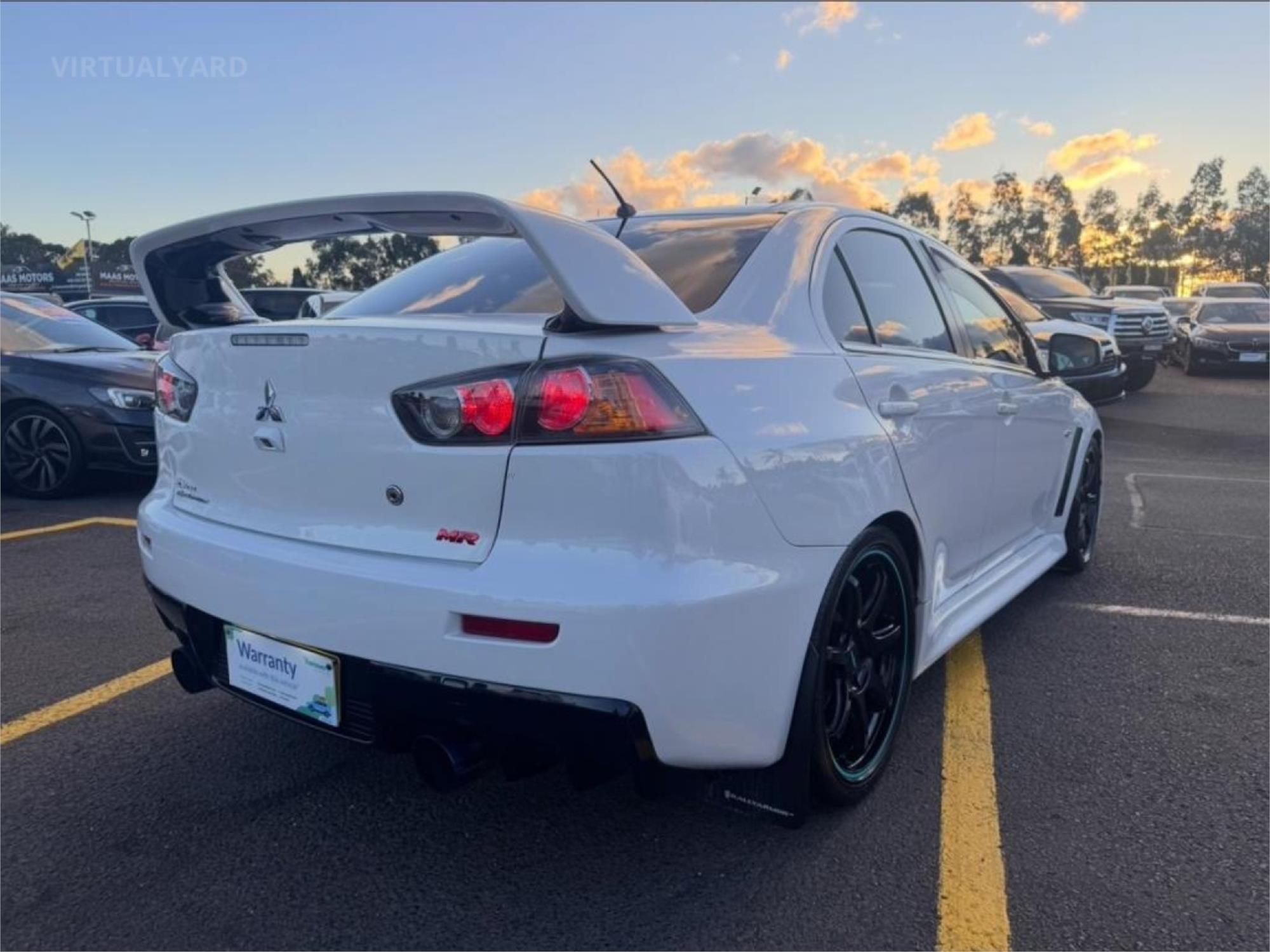 2015 MITSUBISHI LANCER CJ MY15 EVOLUTION MR 6 SP AUTO DIRECT SHIFT 4D SEDAN