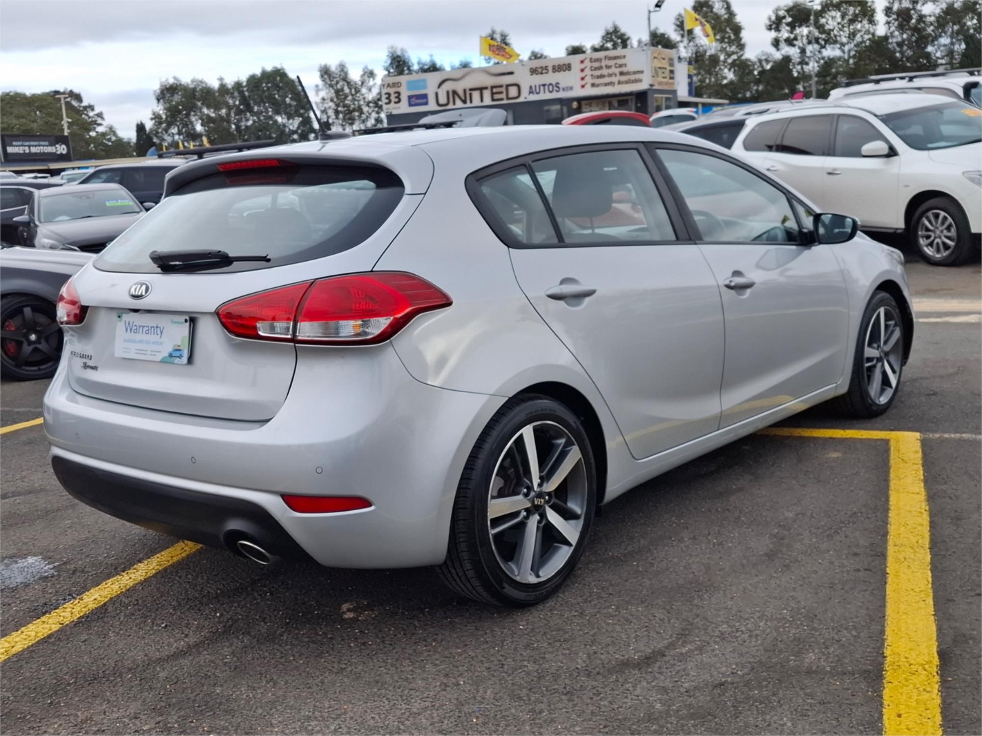 2017 KIA CERATO YD MY17 S 6 SP AUTO SEQ SPORTSHIFT 5D HATCHBACK