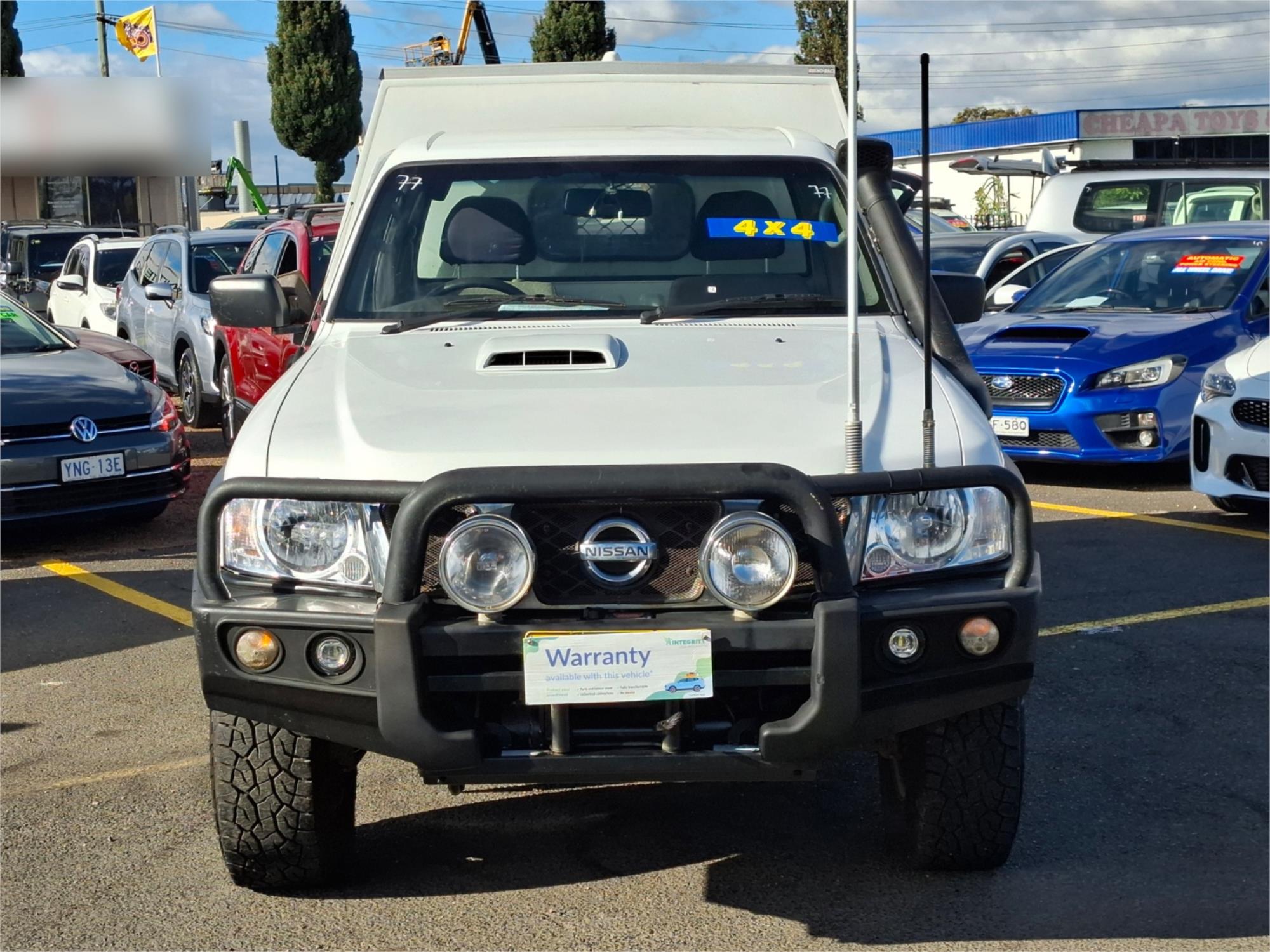2014 NISSAN PATROL MY14 DX (4x4) 5 SP MANUAL LEAF C/CHAS